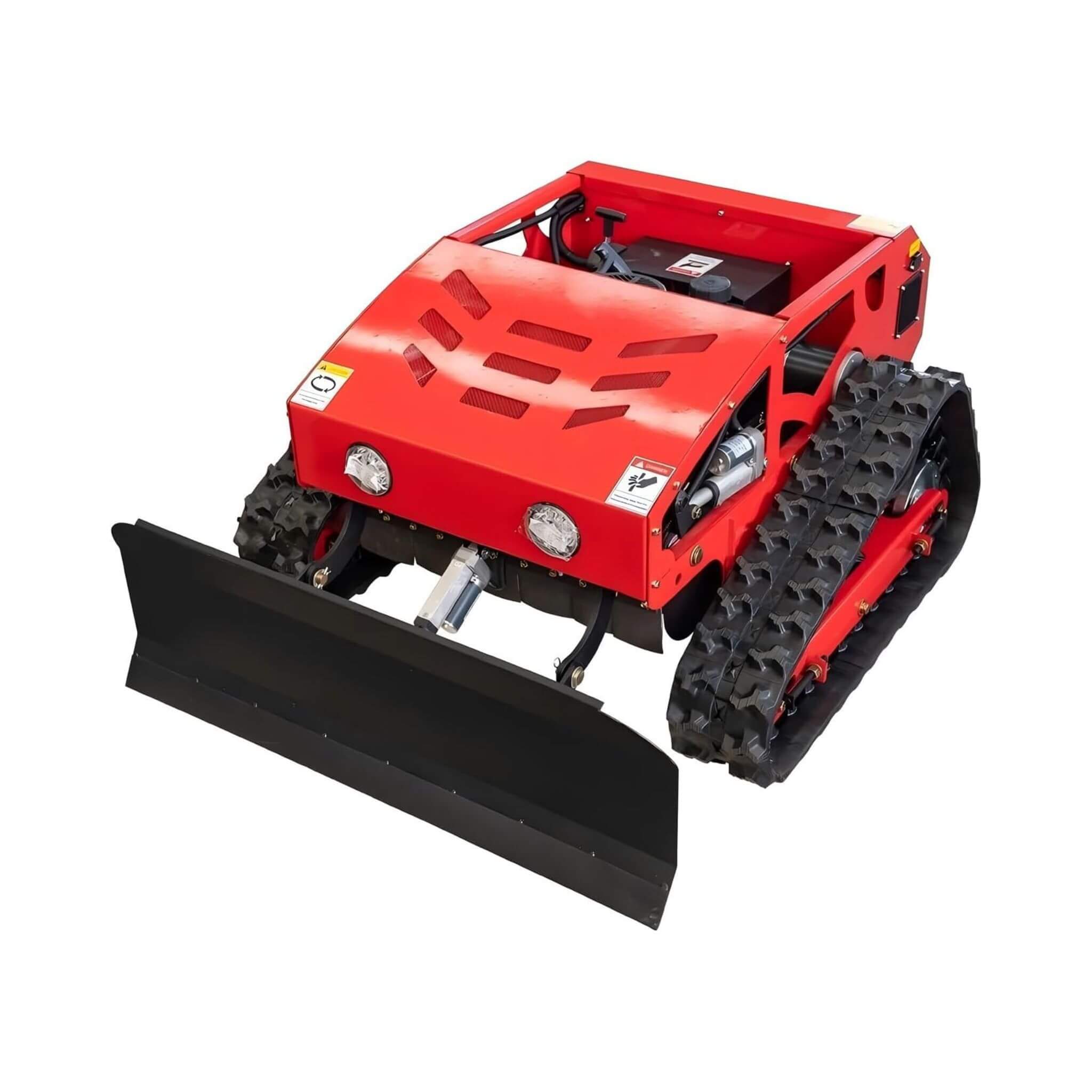 Heavy-Duty 9HP Commercial Remote-Controlled Oil-Electric Hybrid Track Drive With Plow (SAK76425) – SAKSBY WHOLESALE