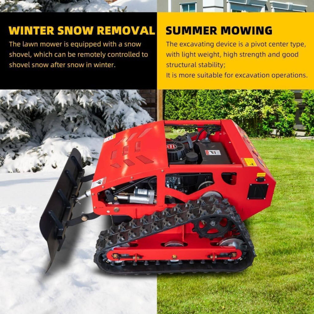Heavy-Duty 9HP Commercial Remote-Controlled Oil-Electric Hybrid Track Drive With Plow (SAK76425) – SAKSBY WHOLESALE, view 10