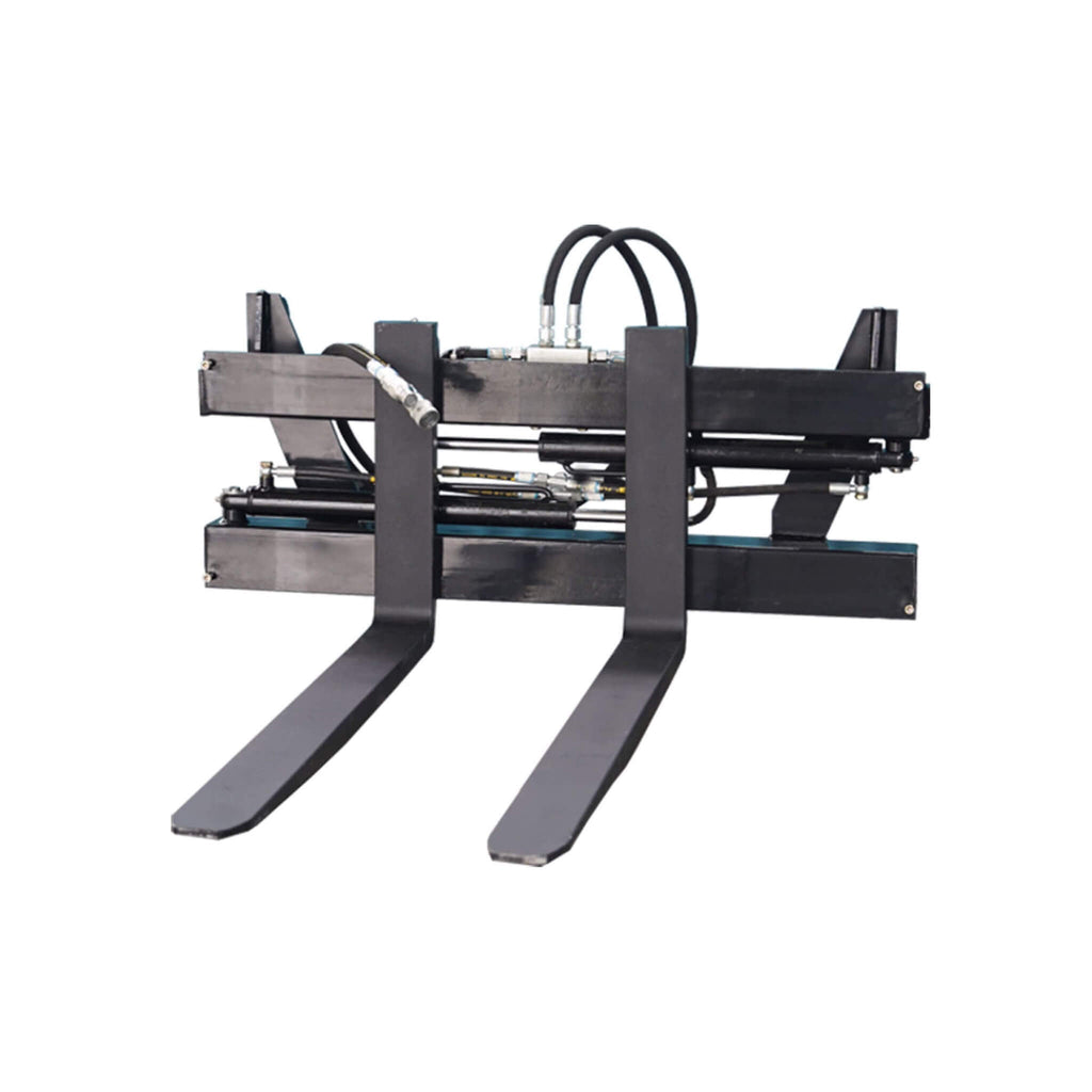 Heavy-Duty Adjustable Hydraulic Pallet Forks Skid Steer Attachment (SAK27439) – SAKSBY WHOLESALE, view 3