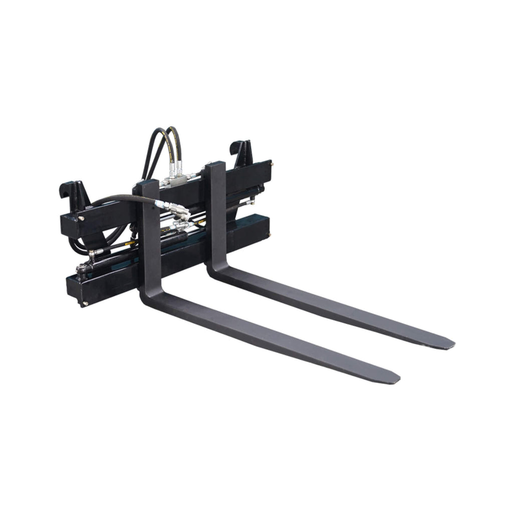 Heavy-Duty Adjustable Hydraulic Pallet Forks Skid Steer Attachment (SAK27439) – SAKSBY WHOLESALE