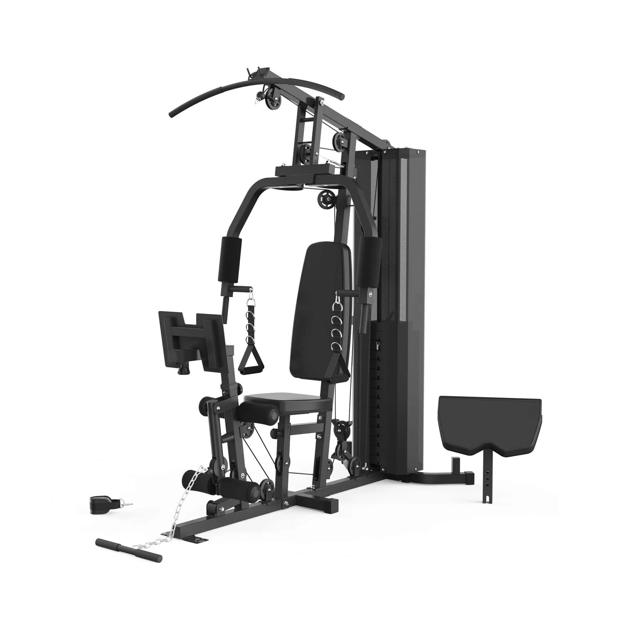 Rovix Heavy-Duty All-In-One Home Gym Workout Station For Full Body Strength Training, 150LBS (SAK12959) – SAKSBY WHOLESALE