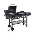Castelle Flame Heavy-Duty All-In-One Outdoor 5-Burner 56K BTU Liquid Propane Grill (SAK57124) – SAKSBY WHOLESALE