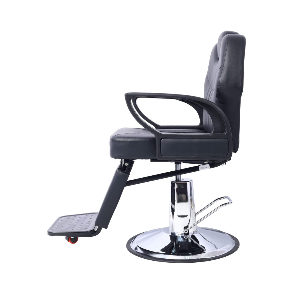 Heavy-Duty Extra-Wide PU Leather Hydraulic Reclining Barber Chair (SAK74613) – SAKSBY WHOLESALE, view 8