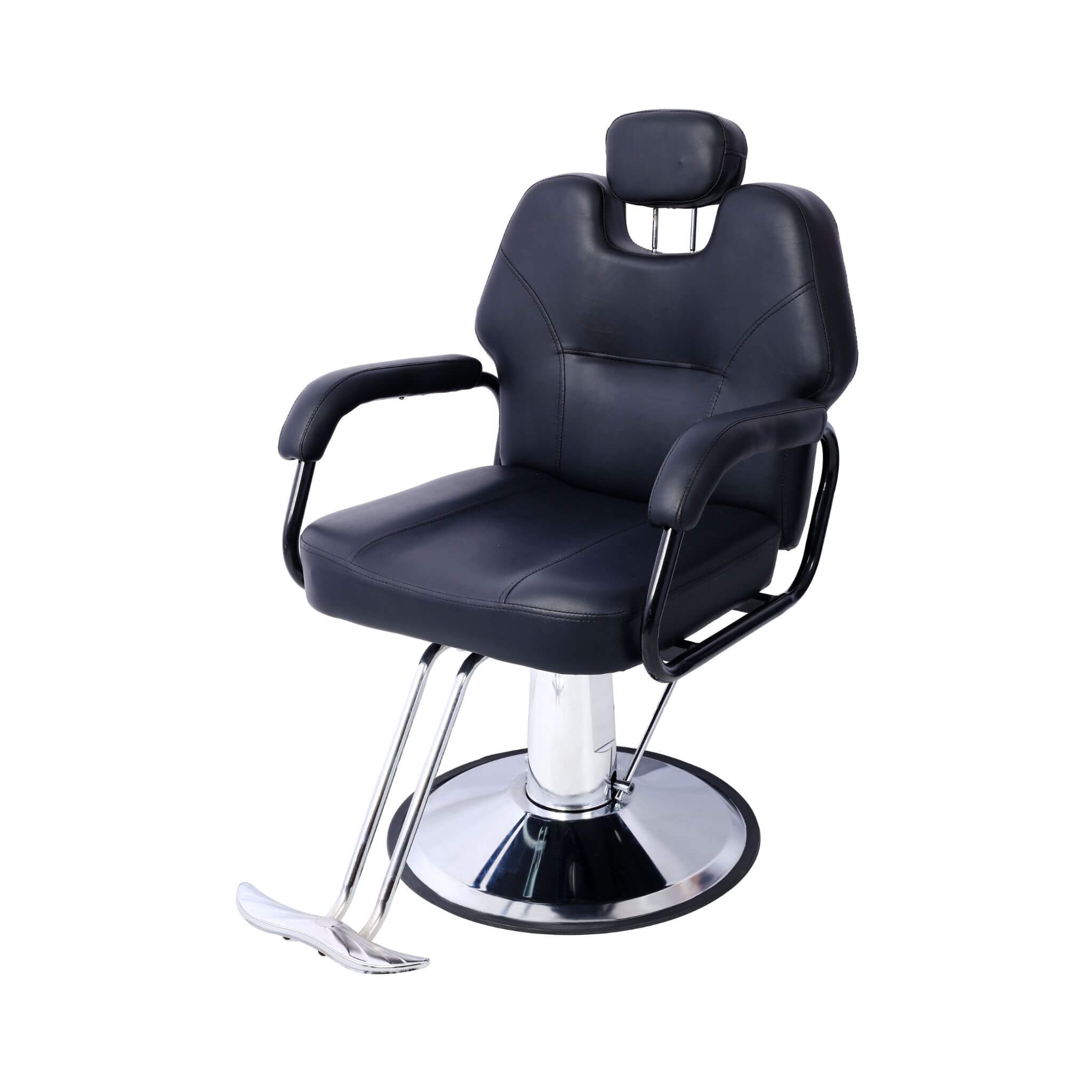 Heavy-Duty All-Purpose Ultra-Comfortable Hydraulic Reclining Barber Chair For Salons And Barber Shops (SAK97418) – SAKSBY WHO