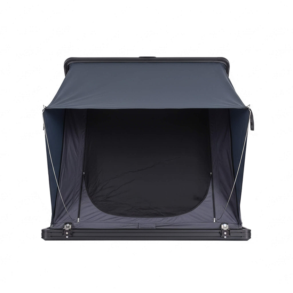 Trailora Ridge Heavy-Duty Aluminum Hard-Shell Rooftop Tent With Ladder, LED Lighting, And Memory Foam Mattress (SAK82931) – S