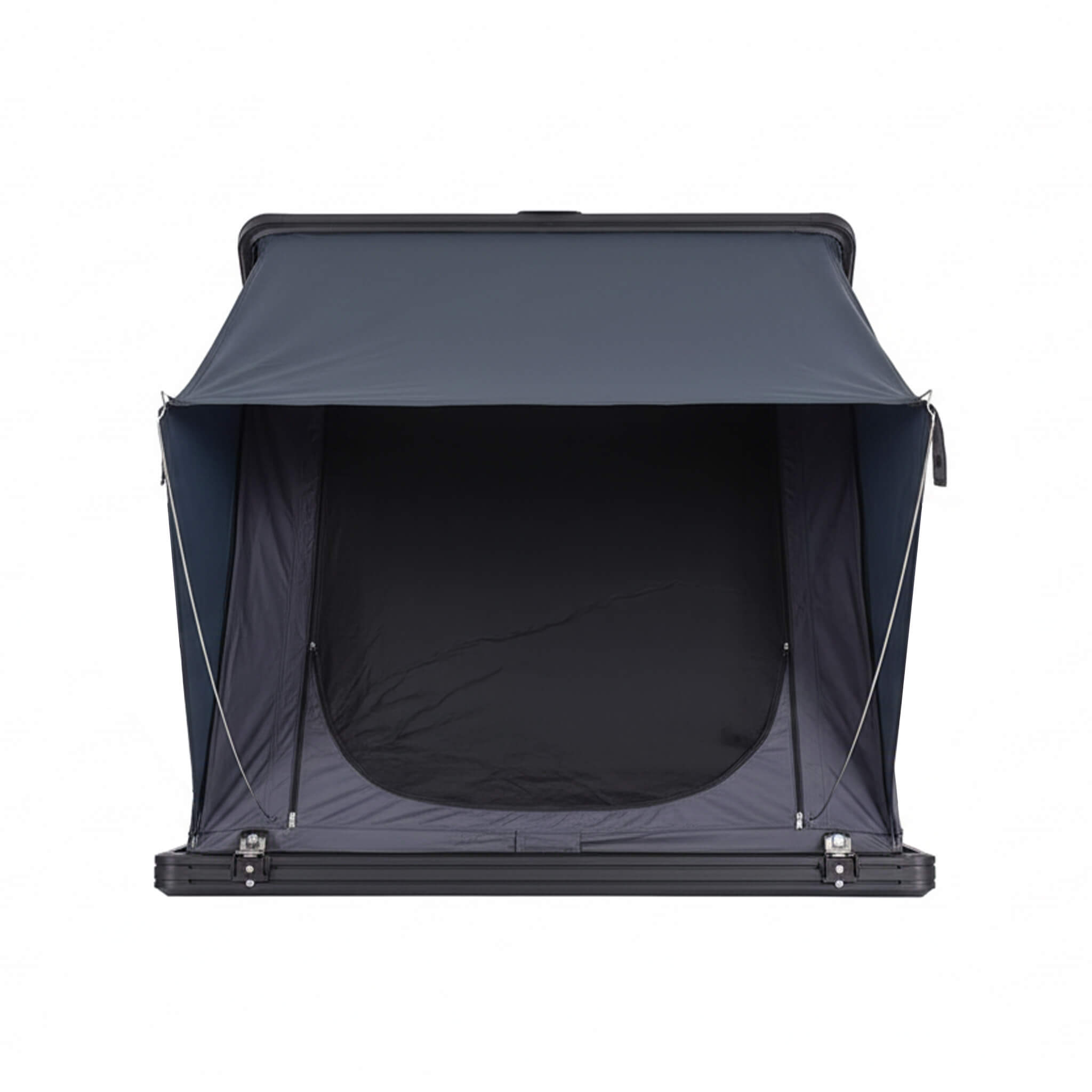 Trailora Ridge Heavy-Duty Aluminum Hard-Shell Rooftop Tent With Ladder, LED Lighting, And Memory Foam Mattress (SAK82931) – S