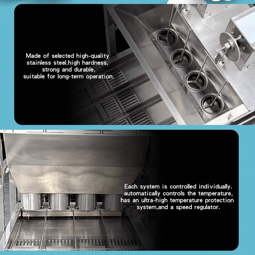 Heavy-Duty Automatic Commercial 4-Row Donut Maker Machine (SAK29401) – SAKSBY WHOLESALE, view 8