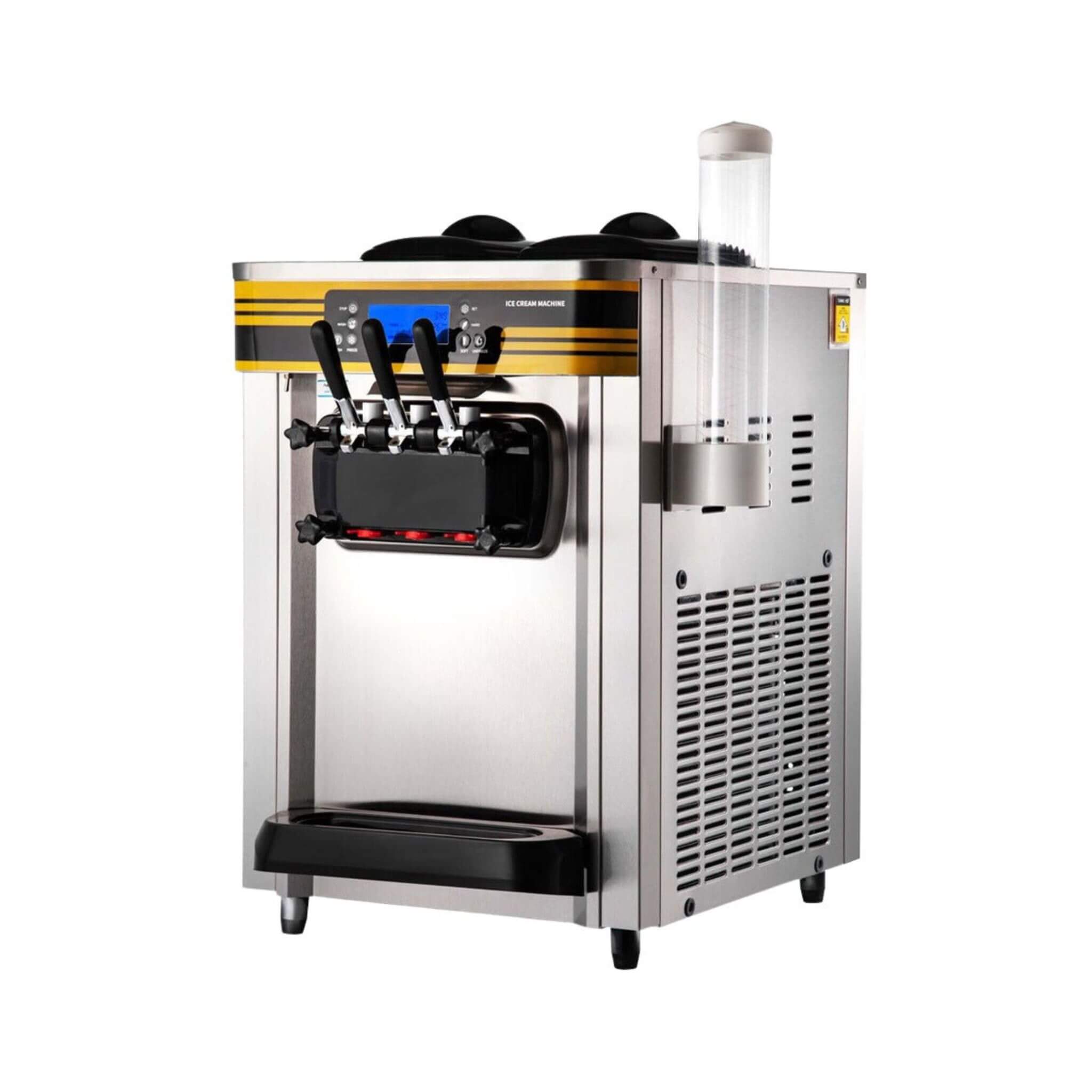Heavy-Duty Commercial 3-Flavor 2350W Countertop Soft Serve Ice Cream Maker Machine (SAK63972) – SAKSBY WHOLESALE, view 6