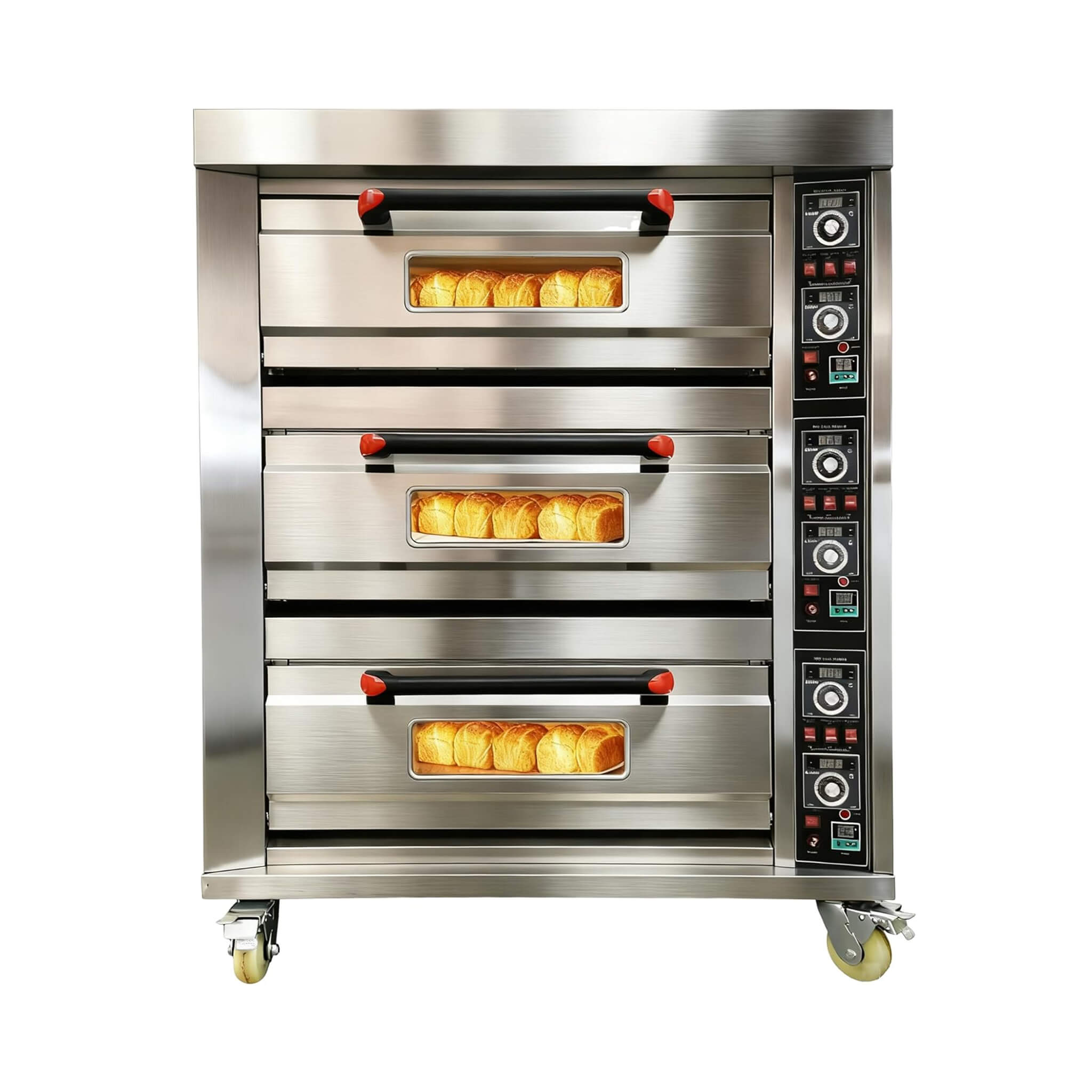 Heavy-Duty Commercial Triple Deck 220V 19.8KW Electric Pizza Oven (SAK56751) – SAKSBY WHOLESALE