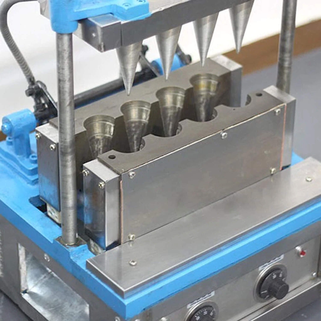 Heavy-Duty Commercial 4-Mold Ice Cream Cone Maker Machine (SAK74021) – SAKSBY WHOLESALE, view 6