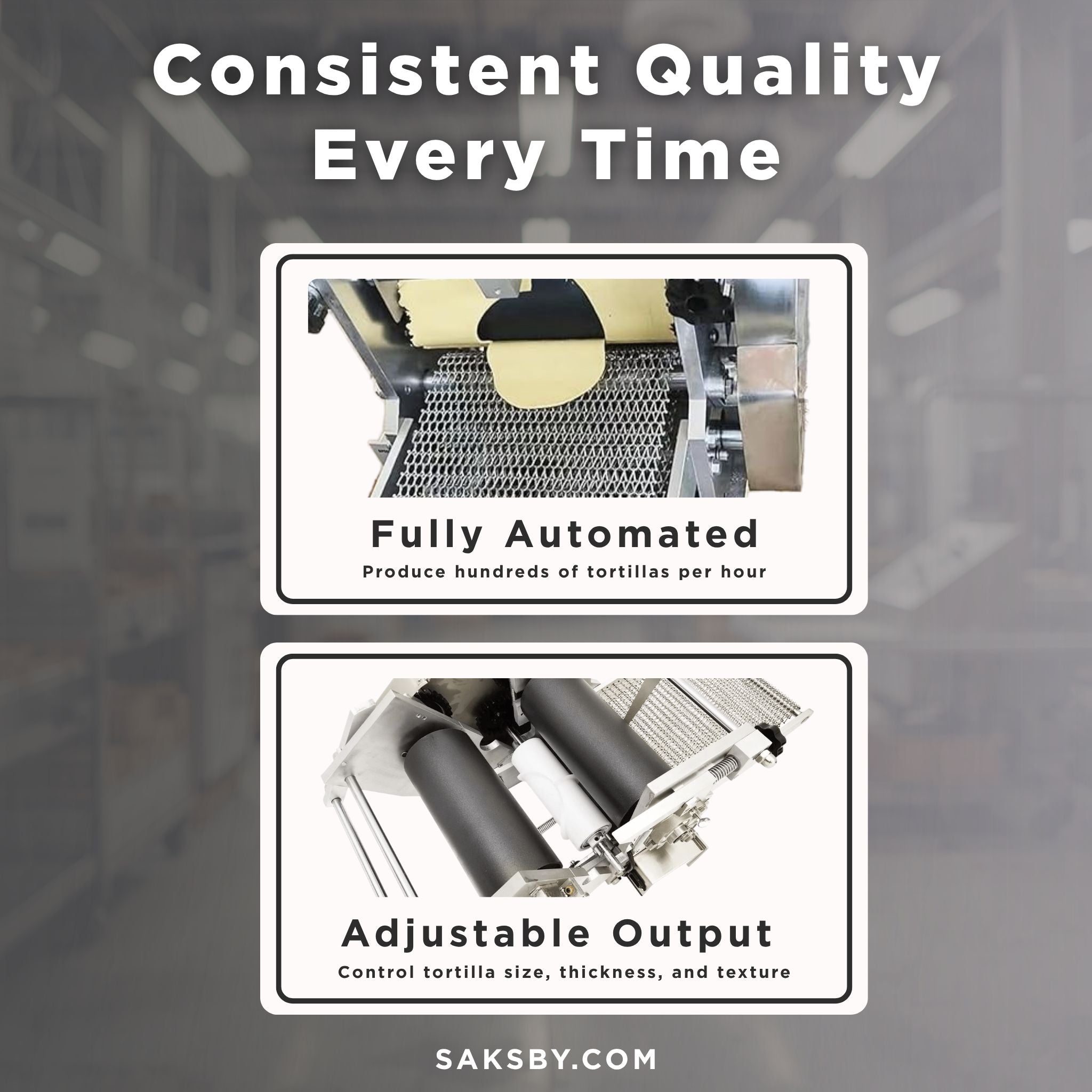 Heavy-Duty Commercial Automatic Corn Tortilla Making Machine (SAK60513) – SAKSBY WHOLESALE, view 11