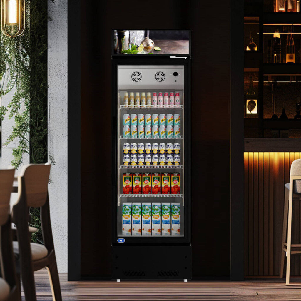 Heavy-Duty 23-Inch Commercial Single Glass Door Refrigerator With LED Lights (SAK43533) – SAKSBY WHOLESALE, view 10