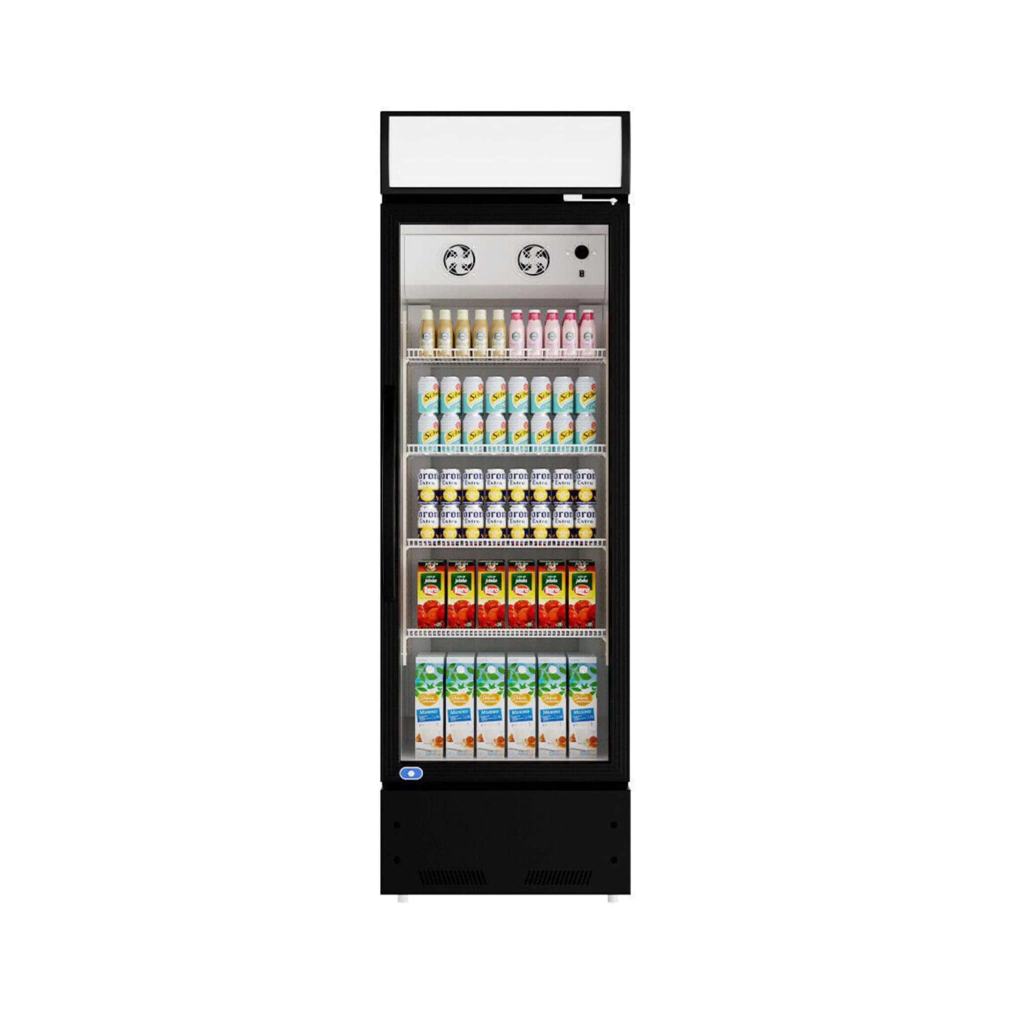 Heavy-Duty 23-Inch Commercial Single Glass Door Refrigerator With LED Lights (SAK43533) – SAKSBY WHOLESALE