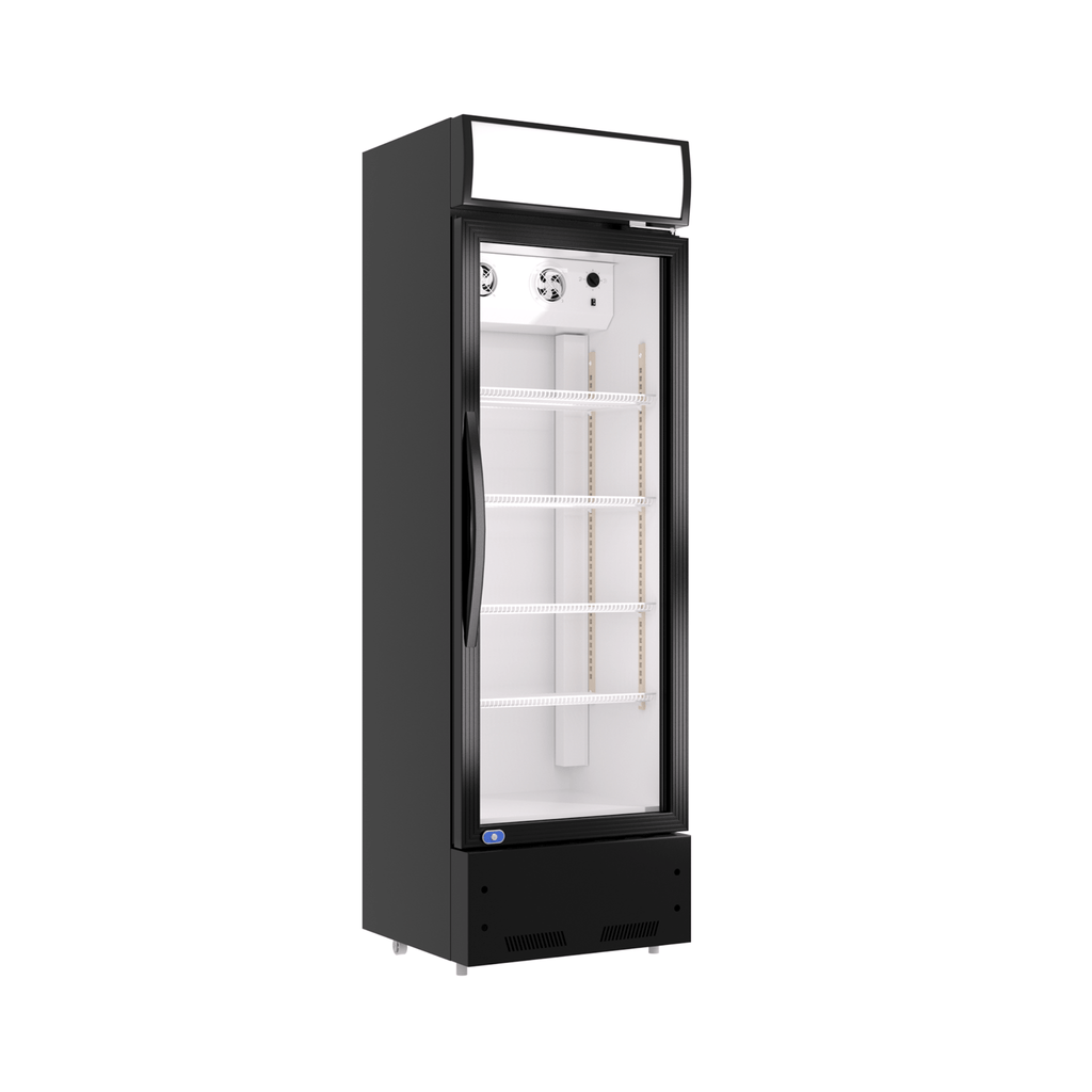 Heavy-Duty 23-Inch Commercial Single Glass Door Refrigerator With LED Lights (SAK43533) – SAKSBY WHOLESALE, view 5