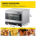 Heavy-Duty Commercial Stainless Steel Countertop Convection Toaster Oven (SAK51683) – SAKSBY WHOLESALE, view 11