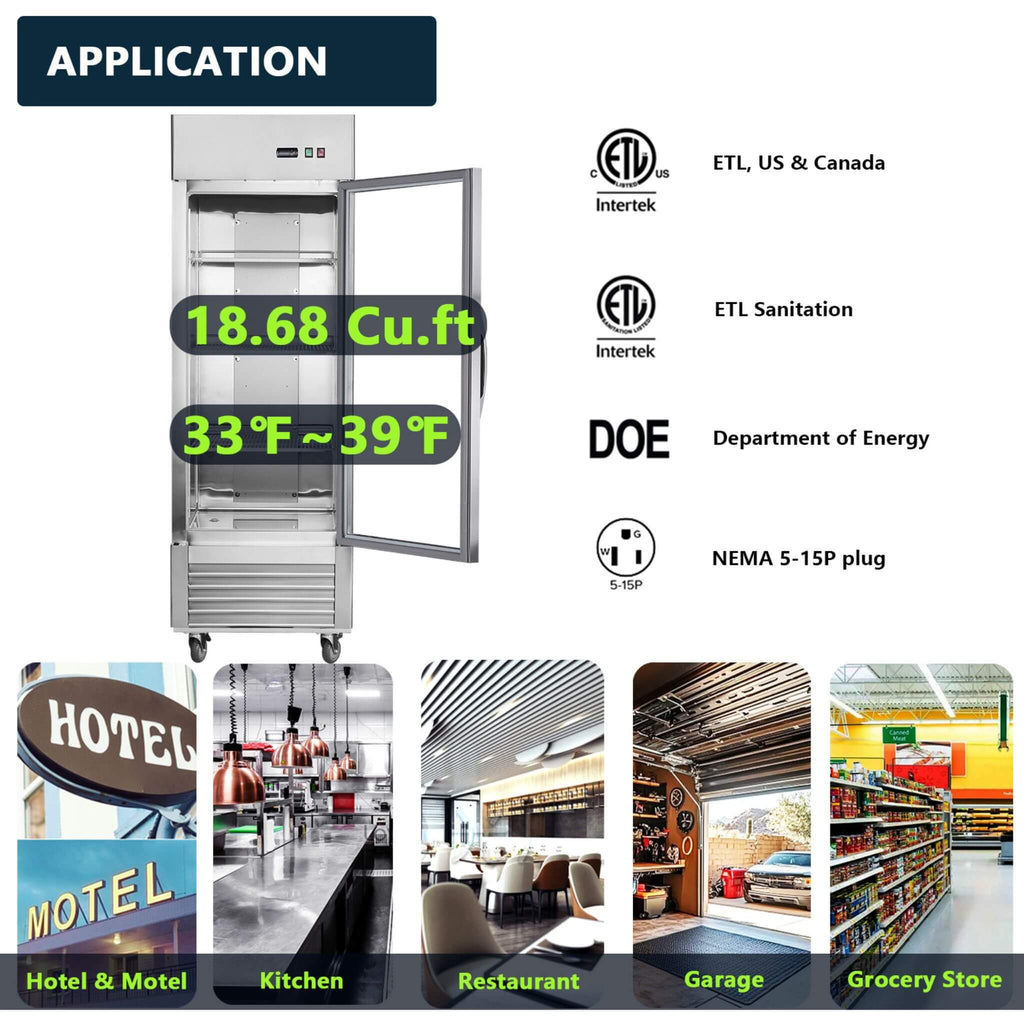 Heavy-Duty Commercial Upright ETL Certified Freezer For Restaurants, Bars, And Supermarkets (SAK01847) – SAKSBY WHOLESALE, vi