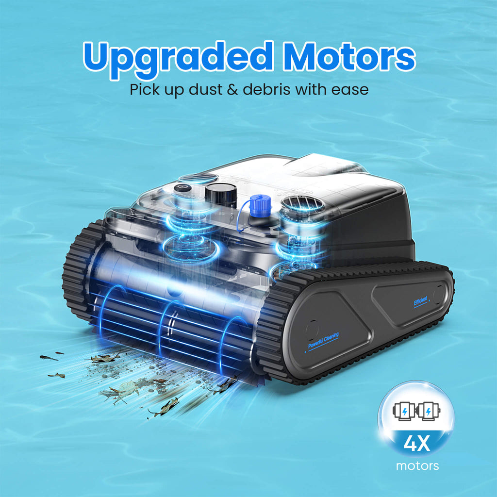 Heavy-Duty Cordless Wall Climbing Robotic Pool Vacuum Cleaner (SAK80239) – SAKSBY WHOLESALE, view 5