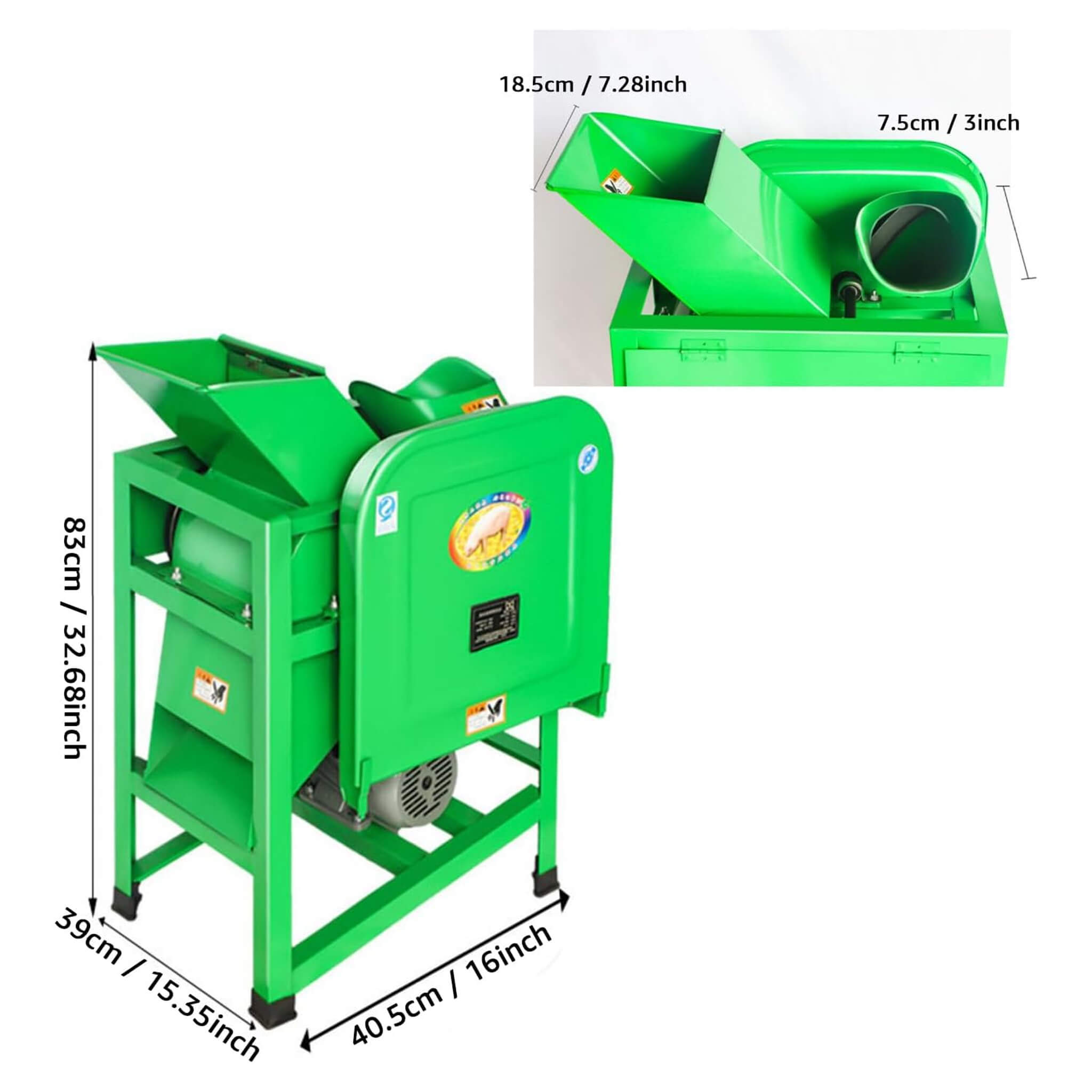 Heavy-Duty Electric Commercial Forage Harvester Hay Chopper (SAK98740) – SAKSBY WHOLESALE, view 7