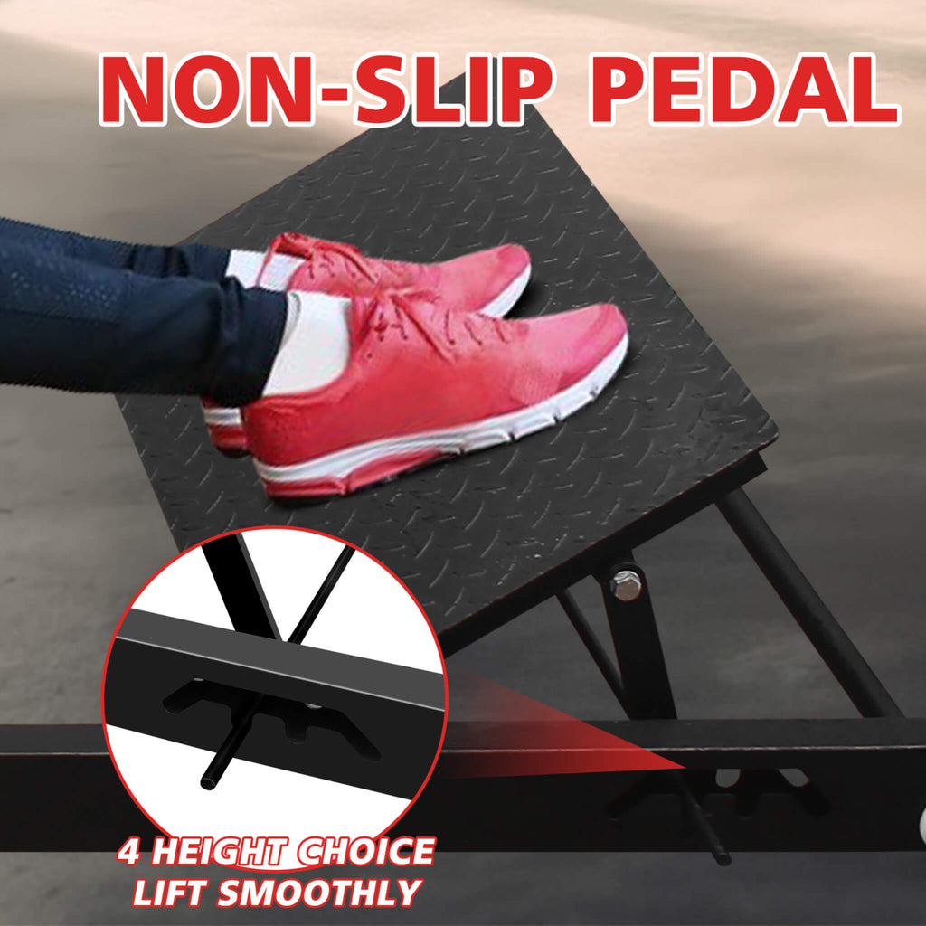 Rovix Heavy-Duty High Strength Steel Hip Thruster With Non-Slip Handles And Comfortable Foam Paddings (SAK92581) – SAKSBY WHO
