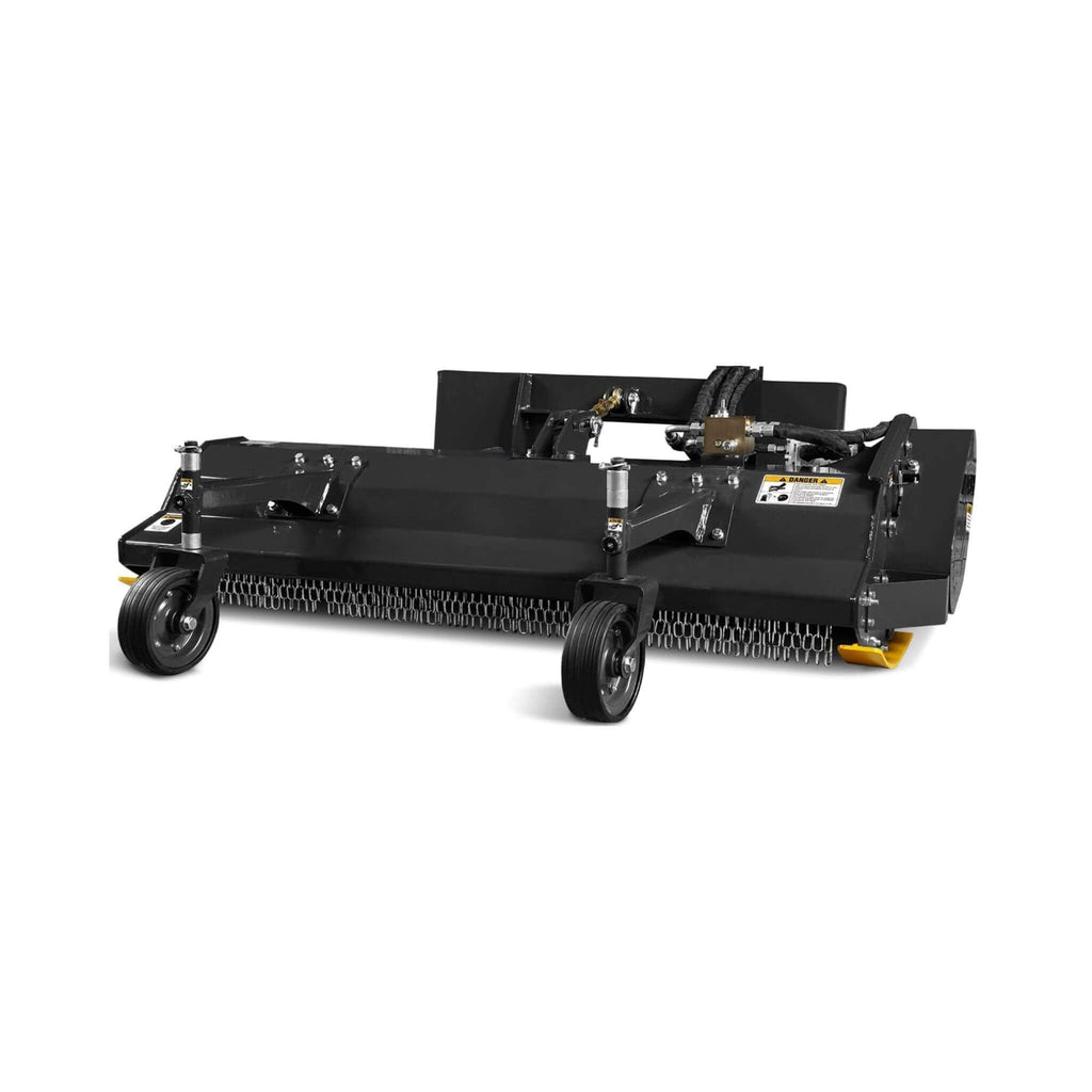 Heavy-Duty Hydraulic Flail Mower Skid Steer Attachment [3-Point Hitch CAT 2] (SAK58246) – SAKSBY WHOLESALE, view 3