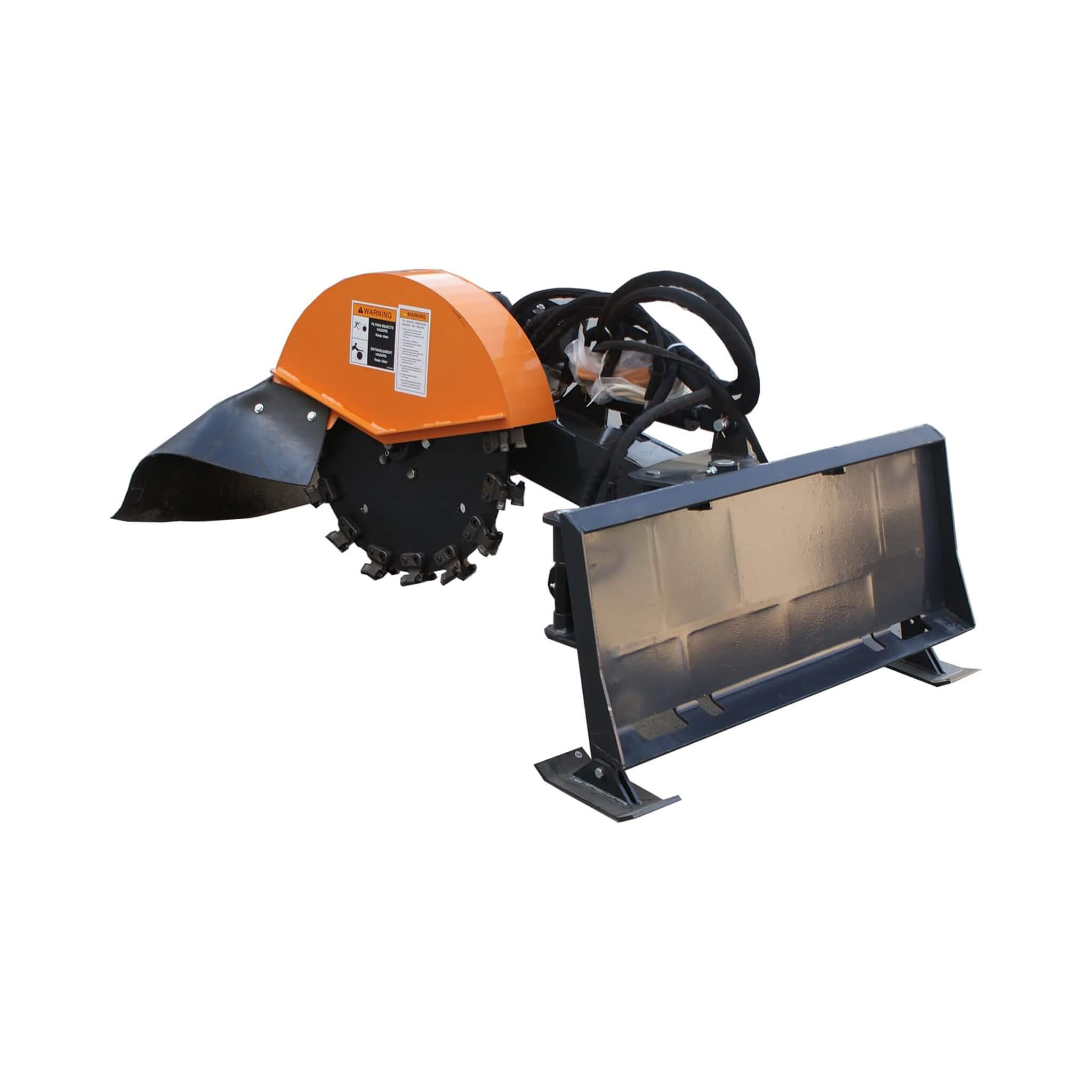 Heavy-Duty Hydraulic Skid Steer Stump Grinder Attachment With 24-Inch Wheel (SAK82954) – SAKSBY WHOLESALE, view 3