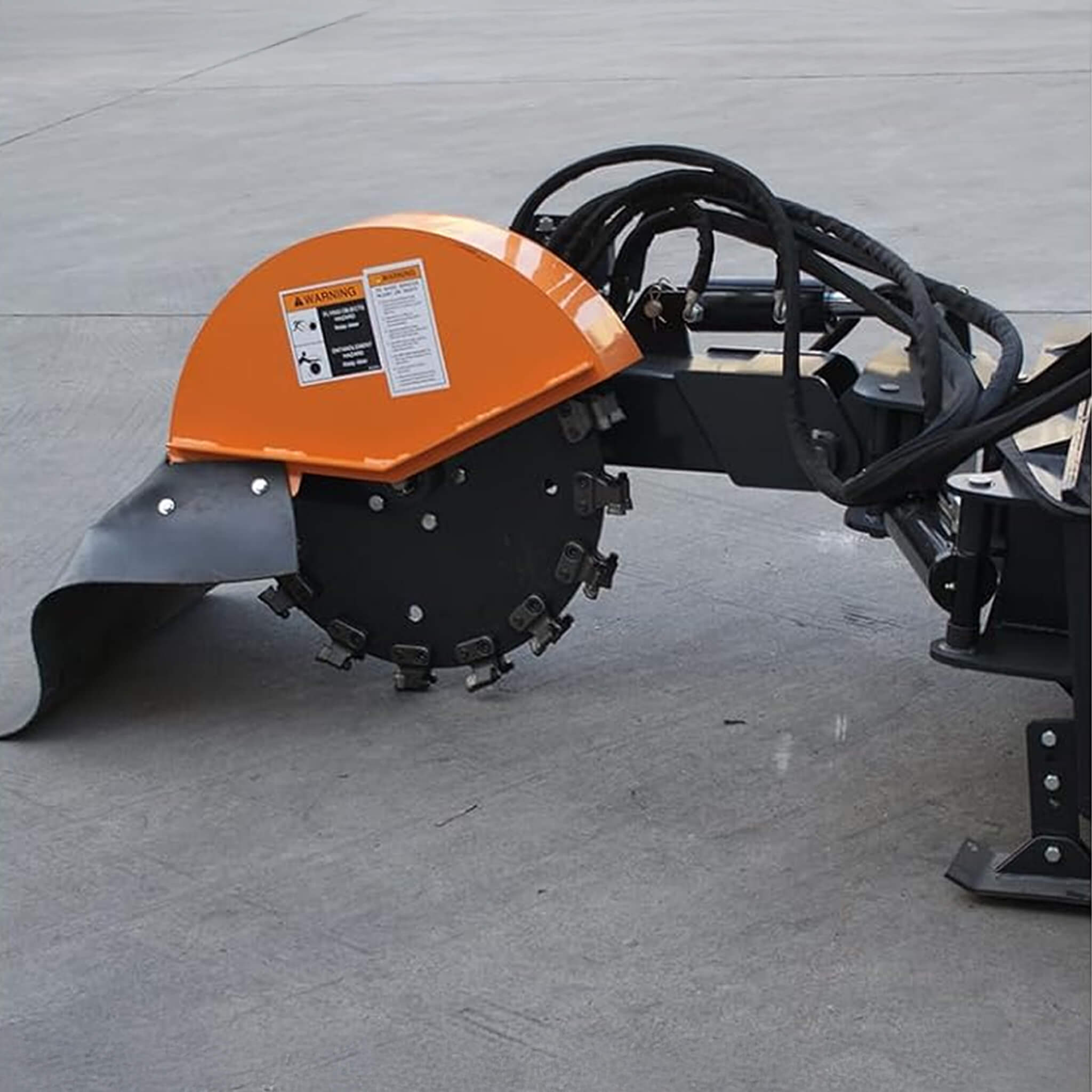 Heavy-Duty Hydraulic Skid Steer Stump Grinder Attachment With 24-Inch Wheel (SAK82954) – SAKSBY WHOLESALE, view 5