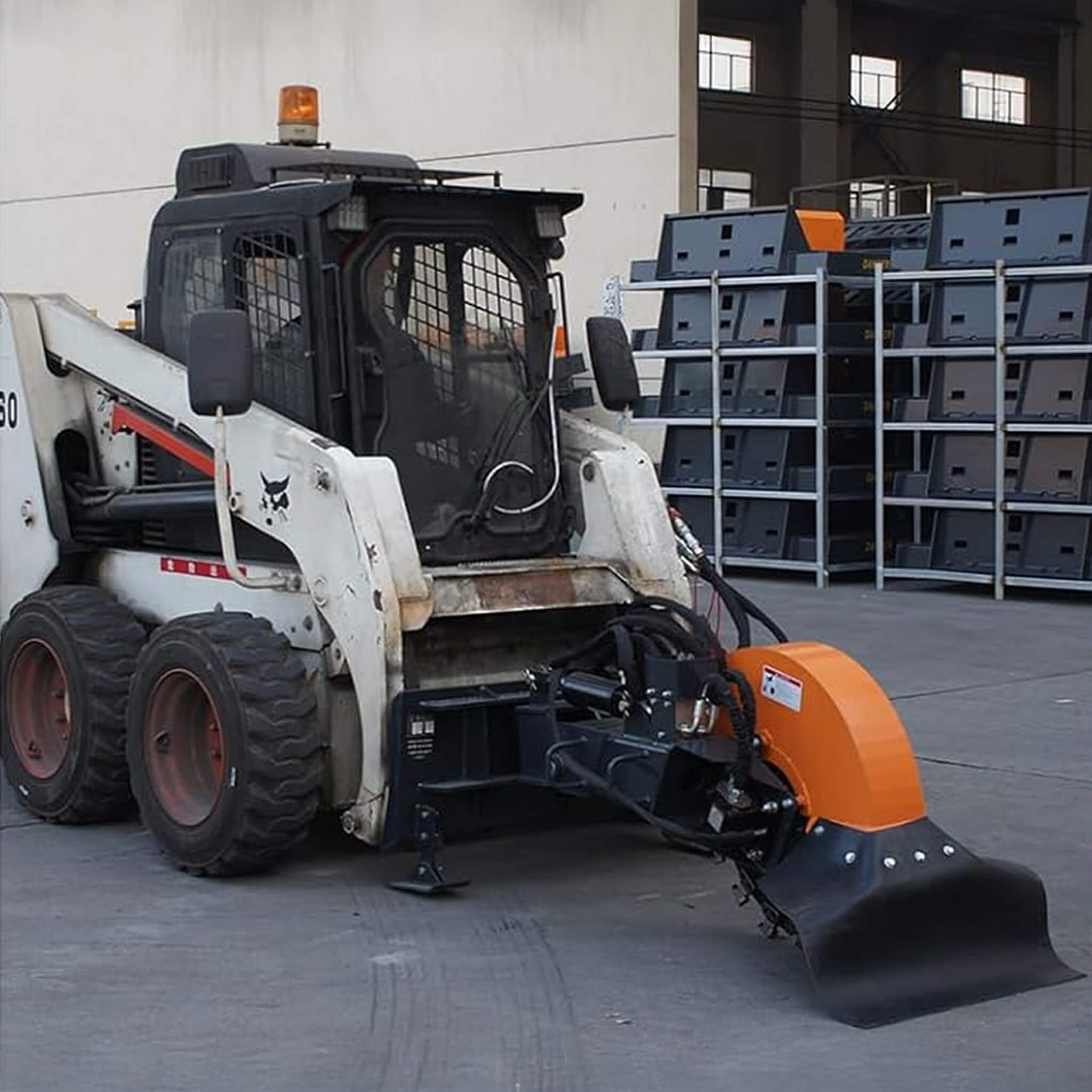 Heavy-Duty Hydraulic Skid Steer Stump Grinder Attachment With 24-Inch Wheel (SAK82954) – SAKSBY WHOLESALE, view 6