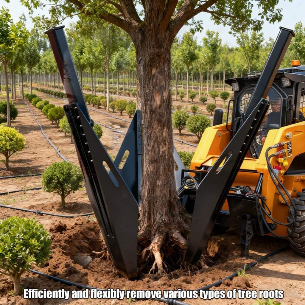 Heavy-Duty Industrial 3-Blade Tree Spade Transplanter Skid Steer Attachment (SAK50296) – SAKSBY WHOLESALE, view 6