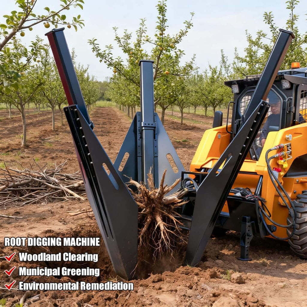 Heavy-Duty Industrial 3-Blade Tree Spade Transplanter Skid Steer Attachment (SAK50296) – SAKSBY WHOLESALE, view 8