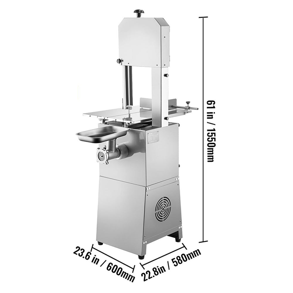 Heavy-Duty Industrial Electric Meat Bandsaw Bone Cutting Machine, 550W (SAK47410) – SAKSBY WHOLESALE, view 12