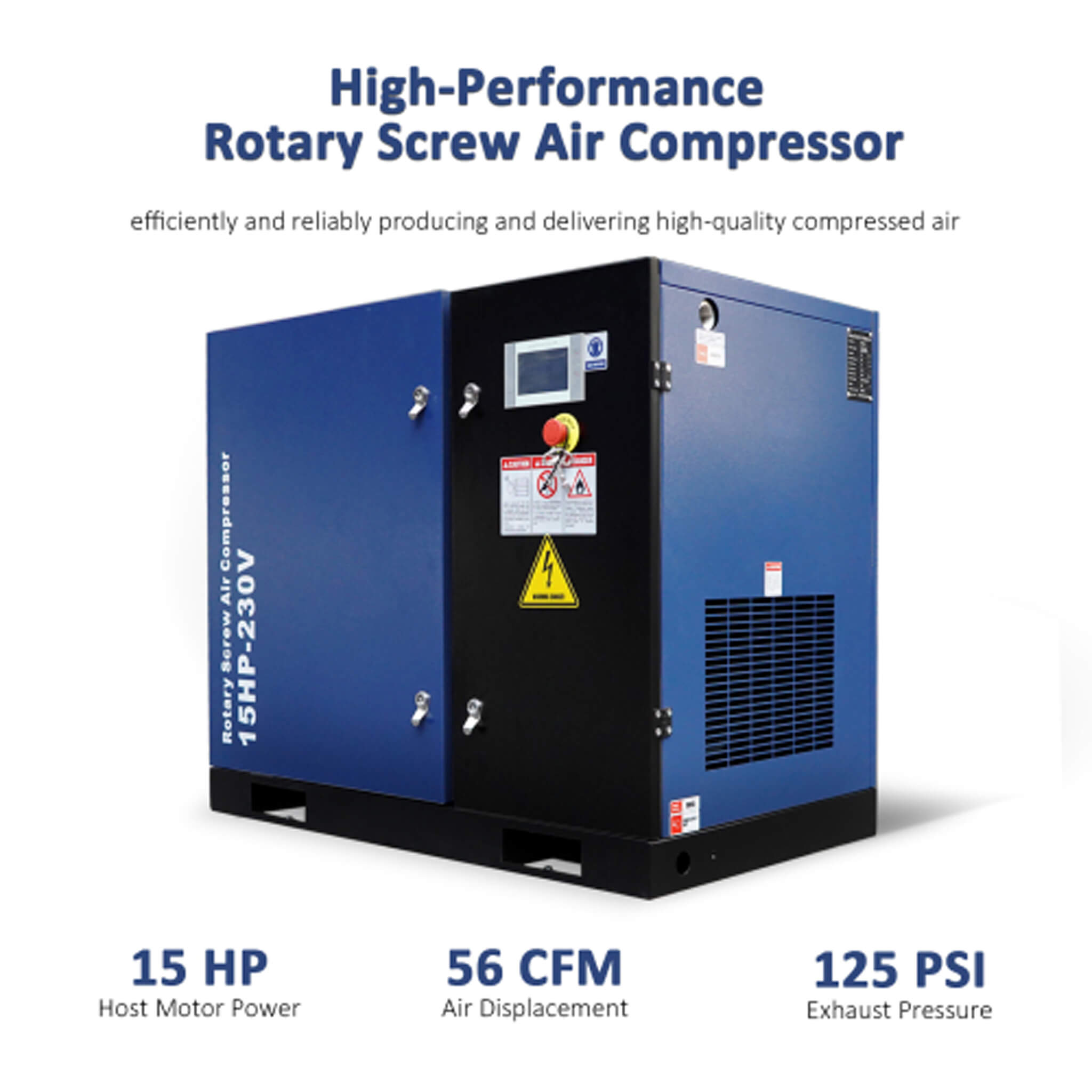 Heavy-Duty Industrial Rotary Screw Air Compressor (SAK04891) – SAKSBY WHOLESALE, view 15
