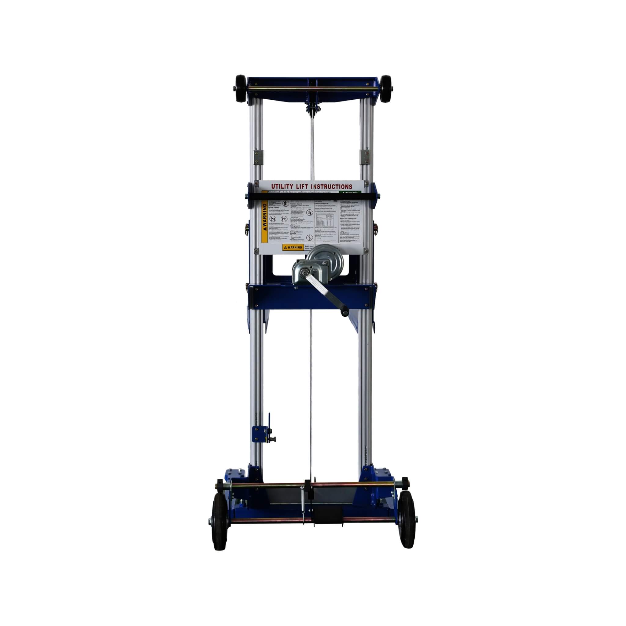 Heavy-Duty Lightweight Manual Hand Crank Straddle Stacker With Adjustable Straddle Legs, 400LBS (SAK94576) – SAKSBY WHOLESALE