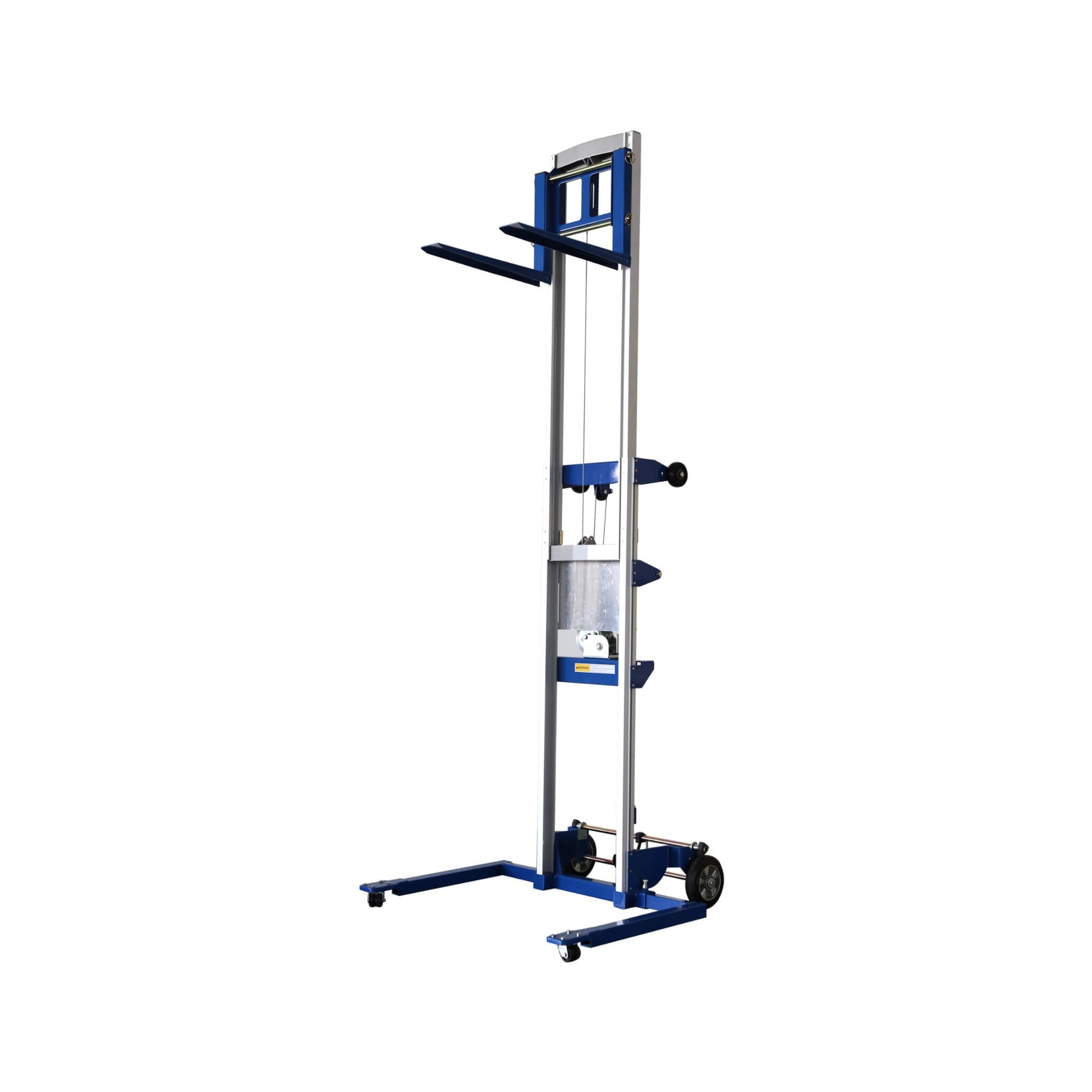 Heavy-Duty Lightweight Manual Hand Crank Straddle Stacker With Adjustable Straddle Legs, 400LBS (SAK94576) – SAKSBY WHOLESALE