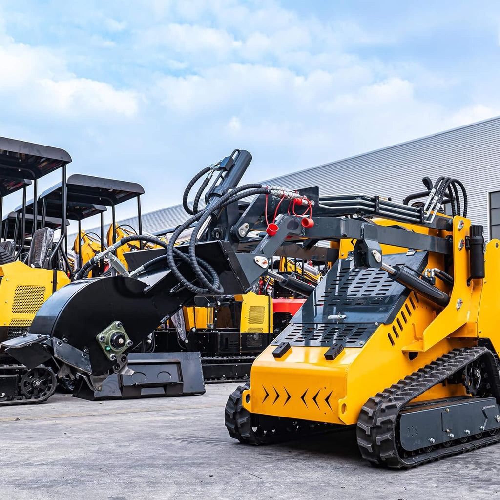 Heavy-Duty Mini Skid Steer Stump Grinder Attachment With Carbide Steel Teeth (SAK57481) – SAKSBY WHOLESALE, view 6