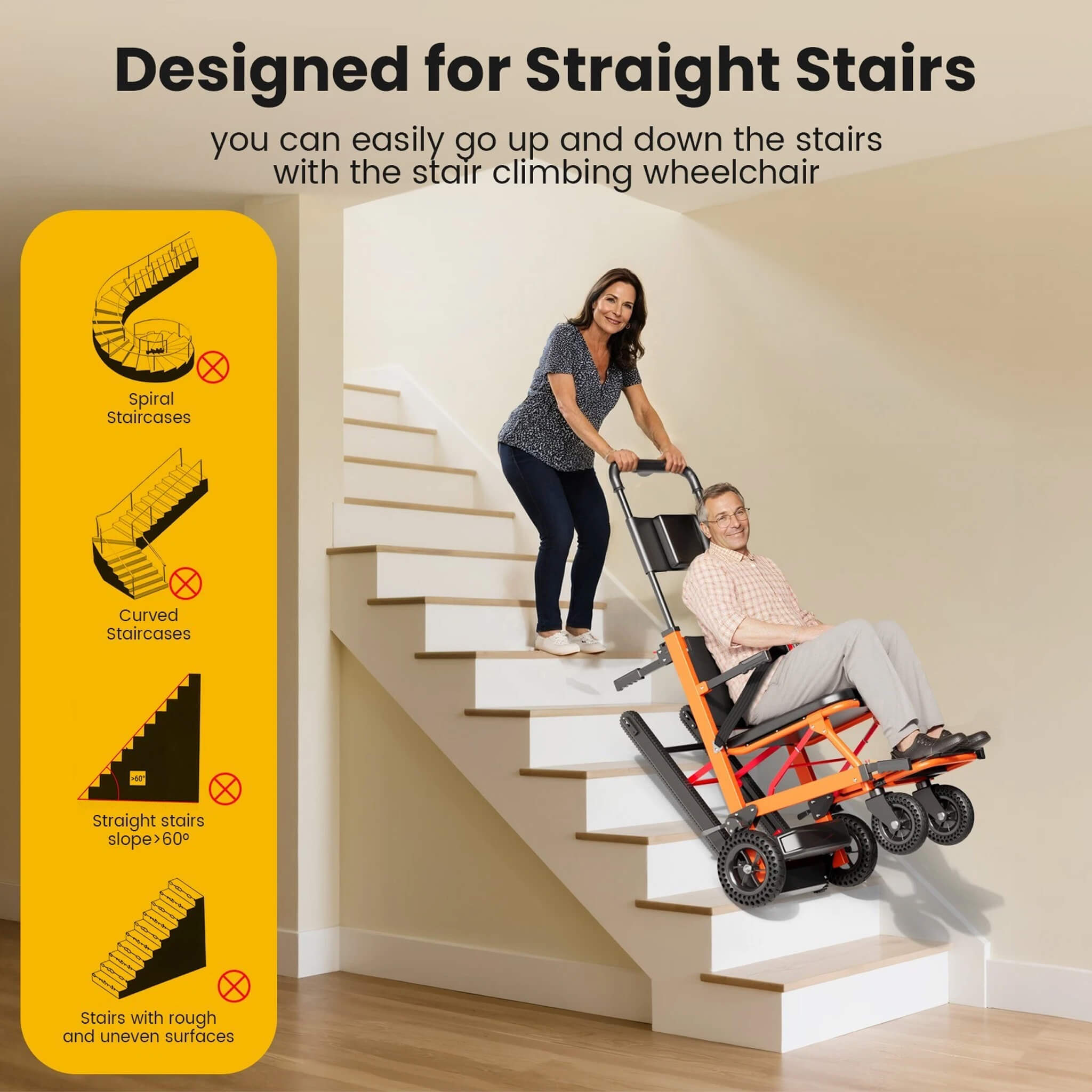 Motivo Heavy-Duty 440LBS Motorized Stair Climbing Wheelchair [FDA-Approved] (SAK47103) – SAKSBY WHOLESALE, view 7