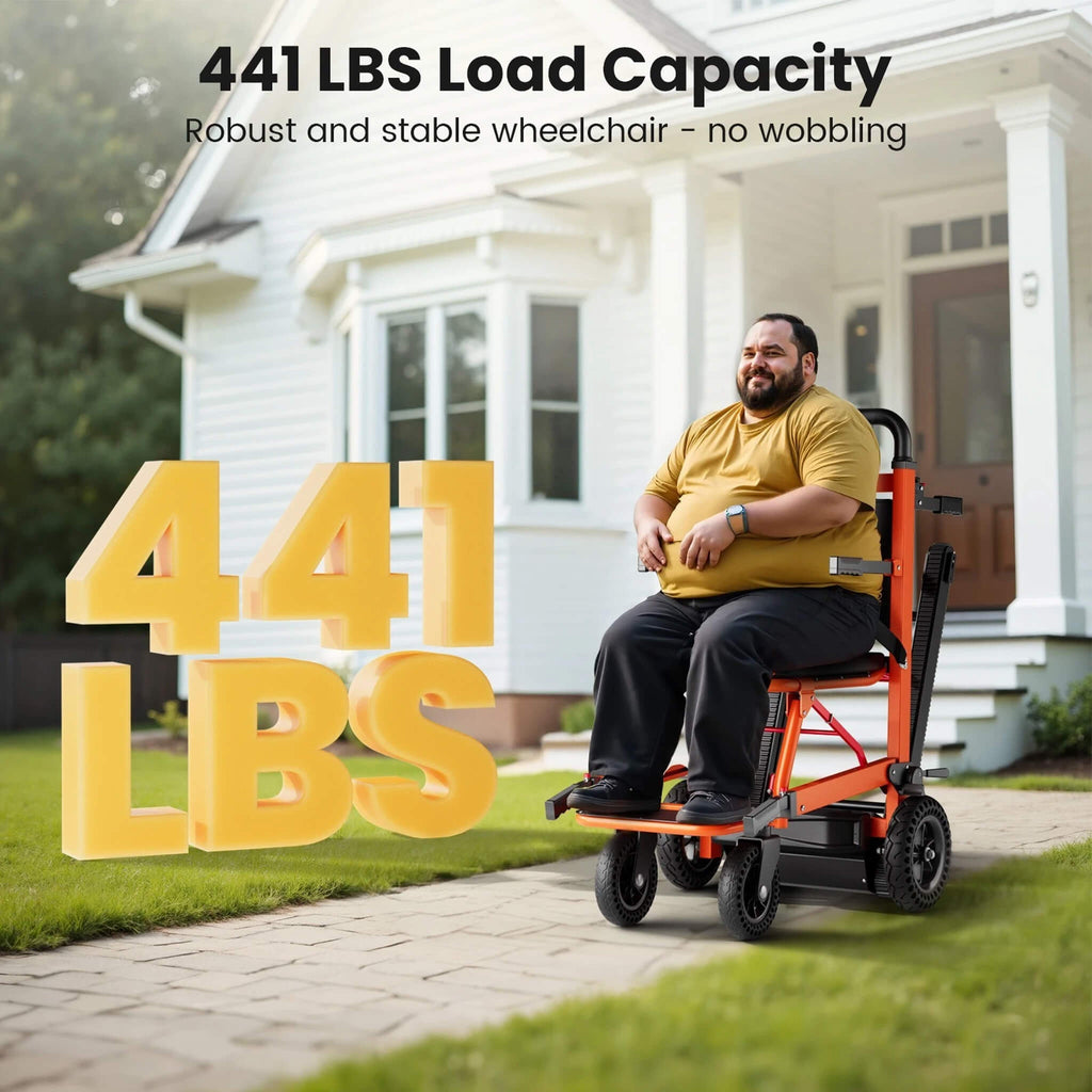Motivo Heavy-Duty 440LBS Motorized Stair Climbing Wheelchair [FDA-Approved] (SAK47103) – SAKSBY WHOLESALE, view 11