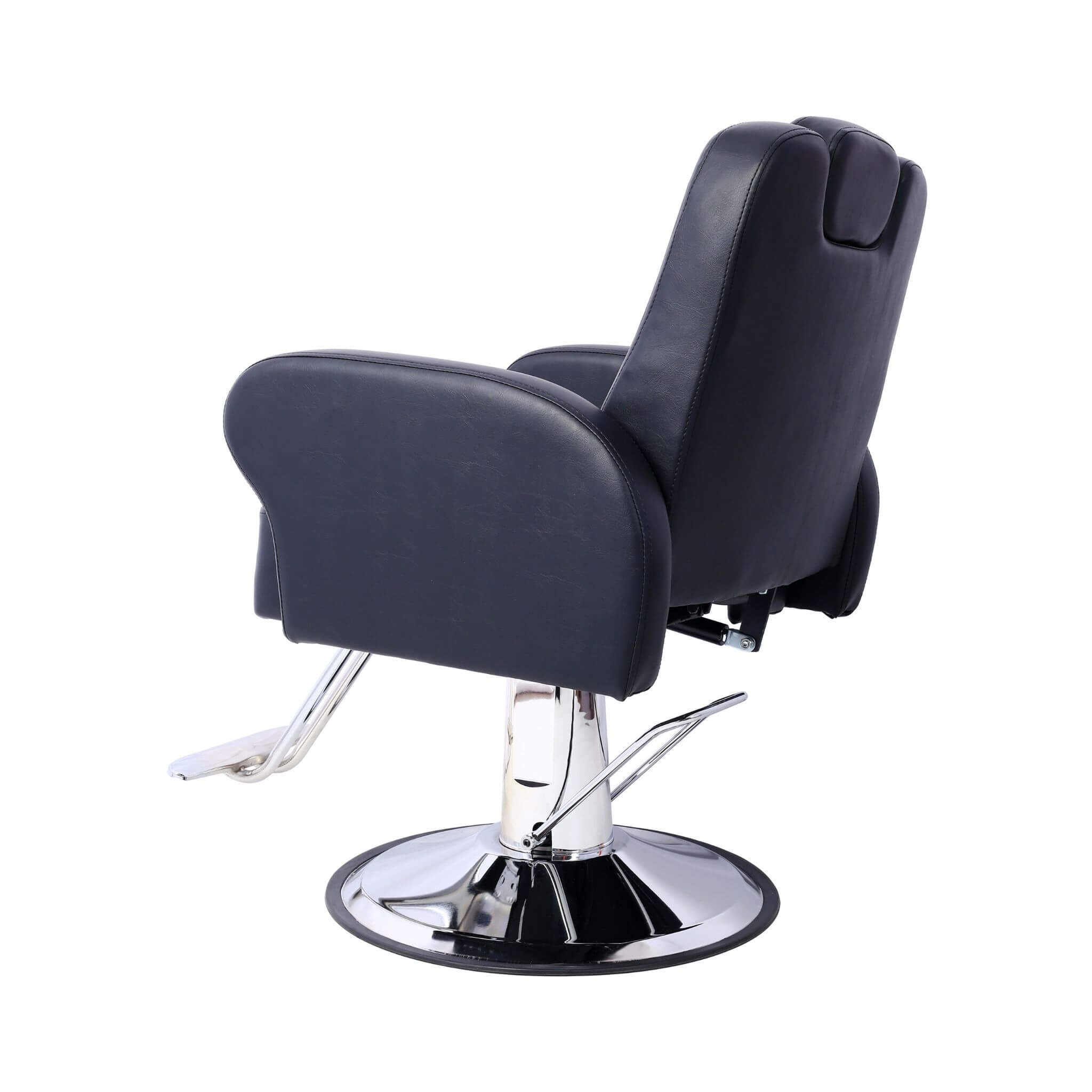 Heavy-Duty Multifunctional PU Leather Reclining Hydraulic Barber Chair W/ Chrome Steel Base (SAK35719) – SAKSBY WHOLESALE, vi