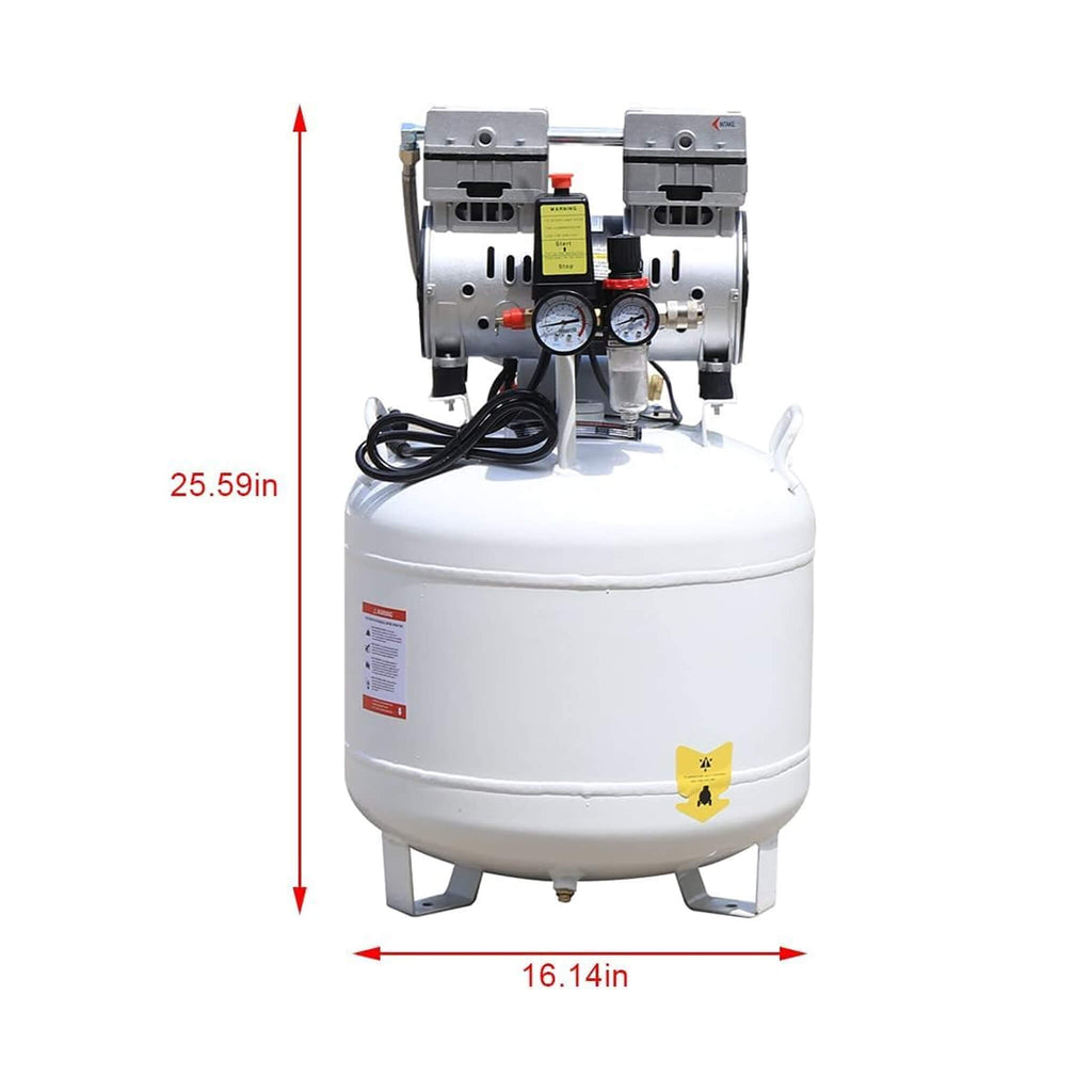 Heavy-Duty 10 Gal Oil-Free Portable Air Compressor (SAK58378) – SAKSBY WHOLESALE, view 6