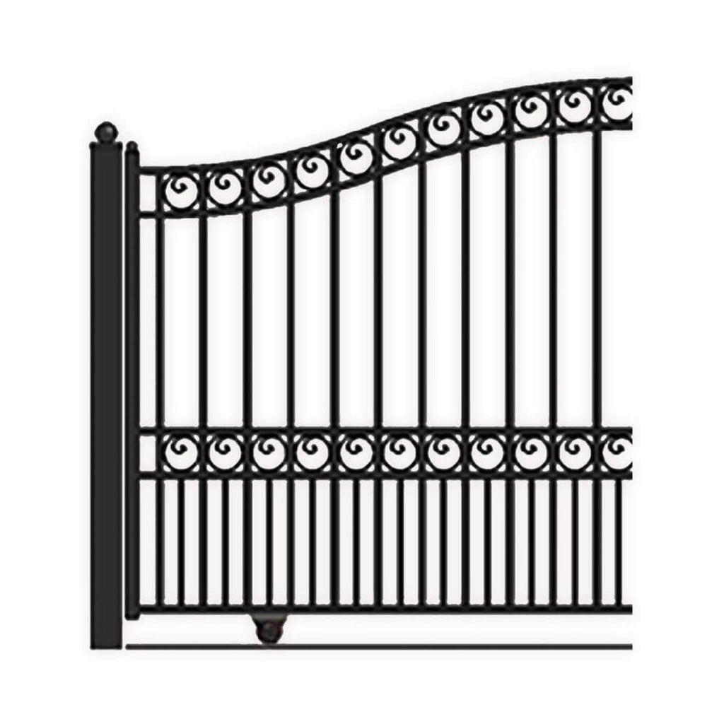 [12-18FT] Heavy-Duty Paris-Style Premium Steel Sliding Driveway Gate (SAK14850) – SAKSBY WHOLESALE, view 5
