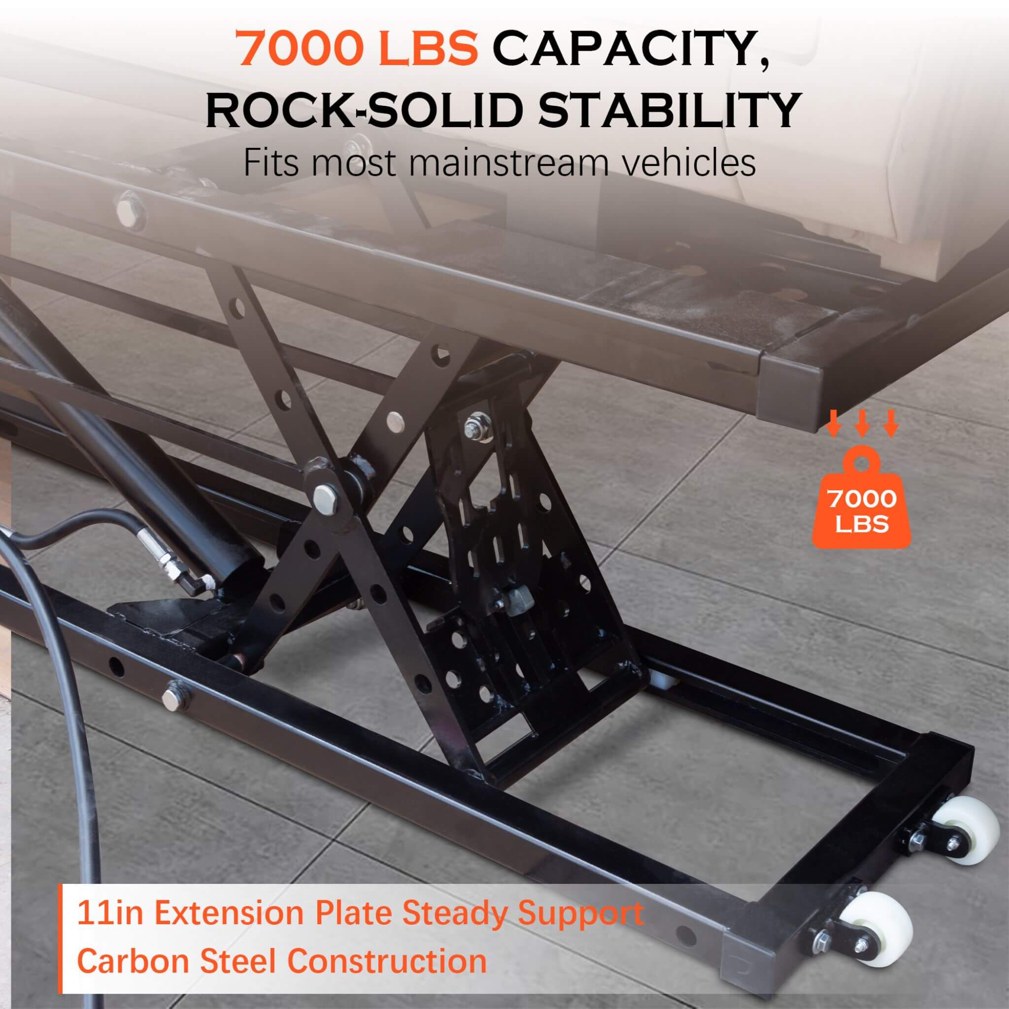 Heavy-Duty Portable 7000 LBS Car Lift Jack With Locking Levels (SAK10574) – SAKSBY WHOLESALE, view 7