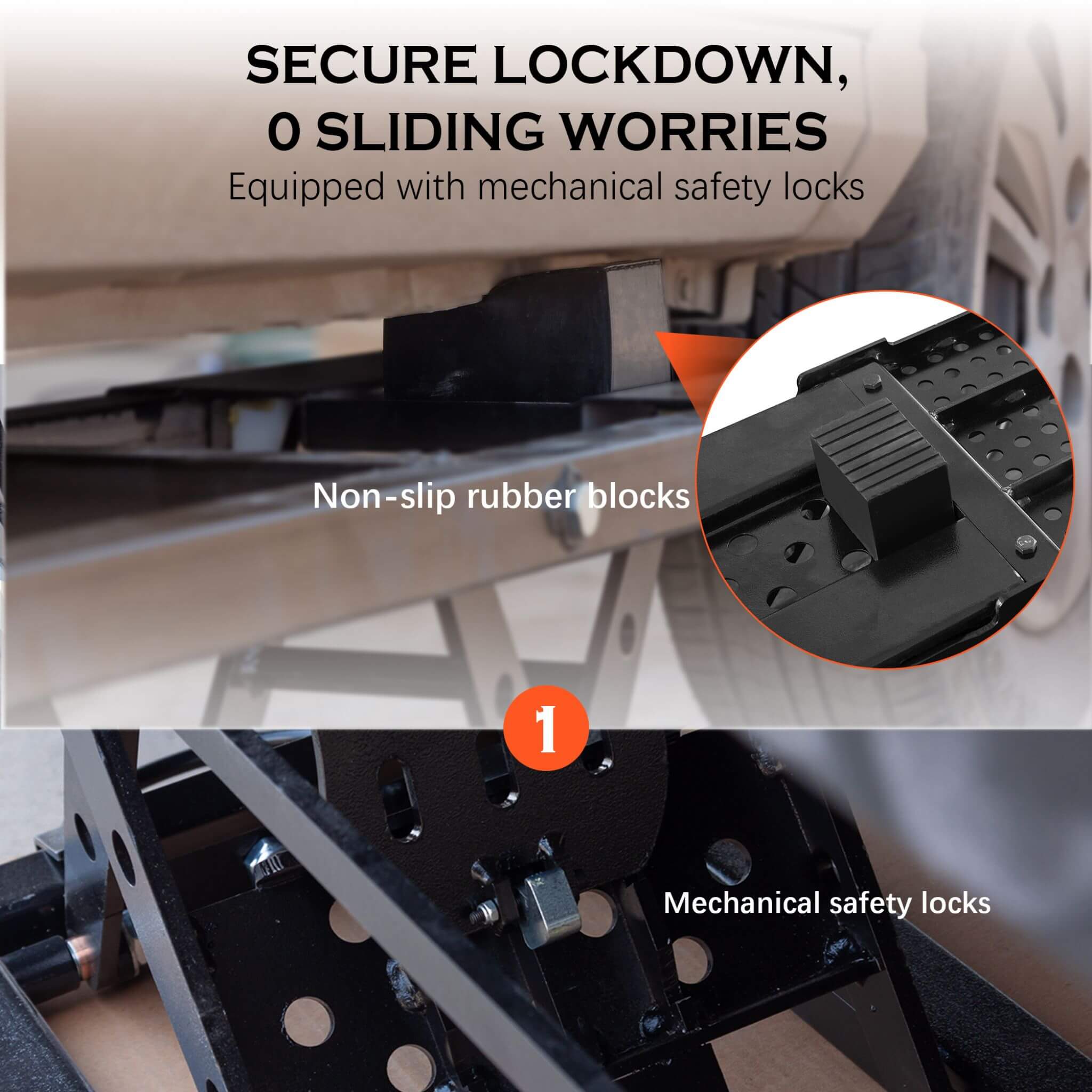 Heavy-Duty Portable 7000 LBS Car Lift Jack With Locking Levels (SAK10574) – SAKSBY WHOLESALE, view 11
