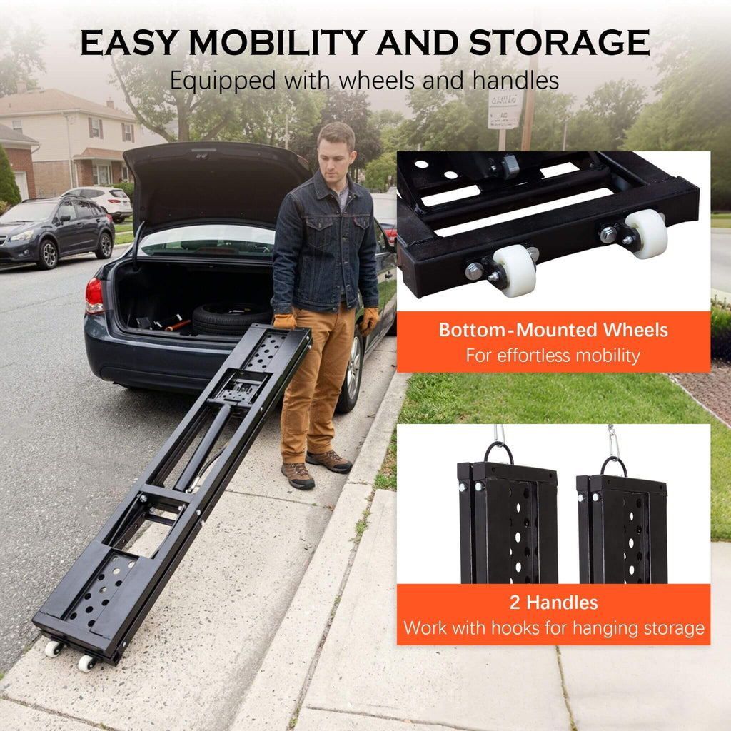 Heavy-Duty Portable 7000 LBS Car Lift Jack With Locking Levels (SAK10574) – SAKSBY WHOLESALE, view 3