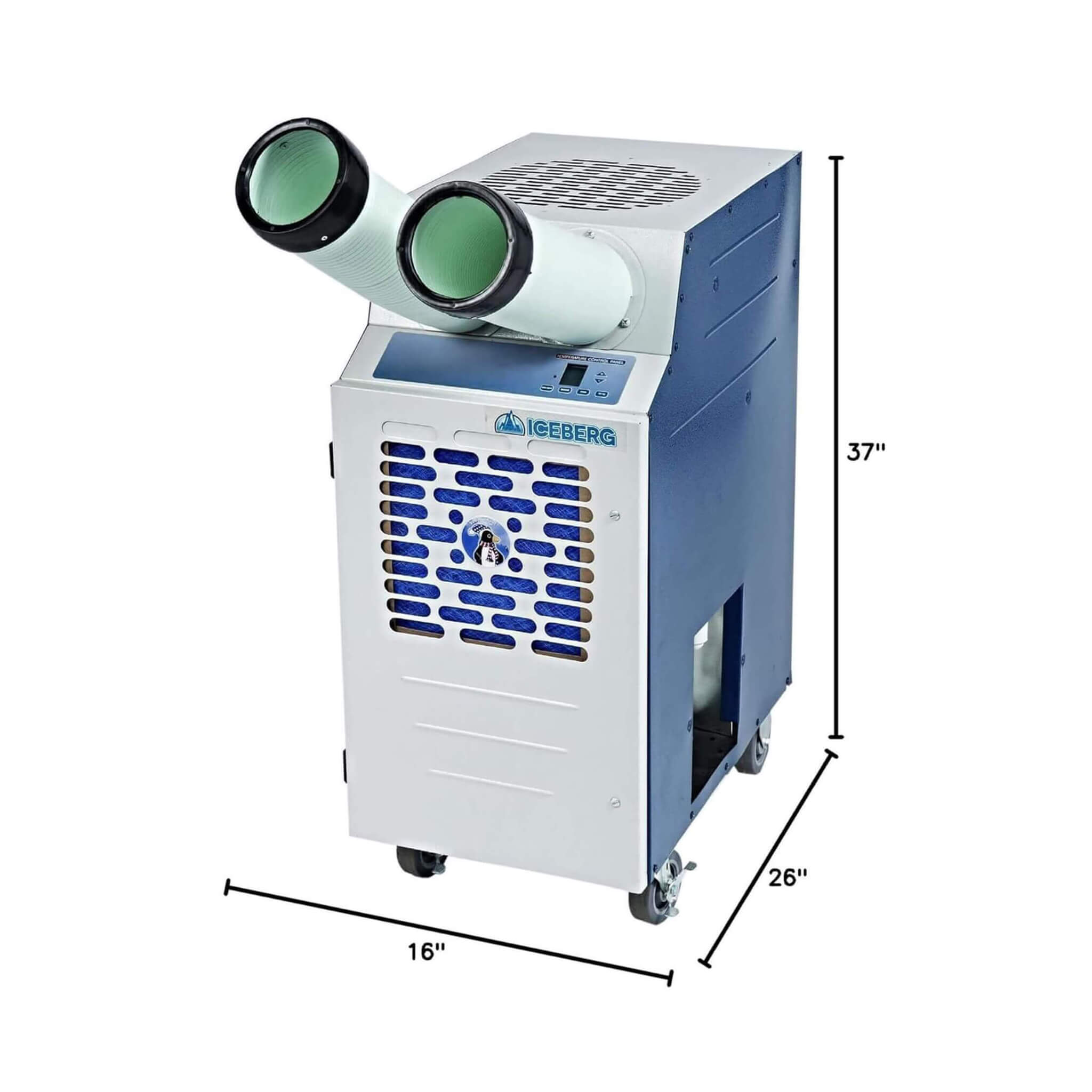 Heavy-Duty Portable 13.7K BTU Commercial 115V 1-Ton Air-Cooled Spot Cooler (SAK90671) – SAKSBY WHOLESALE, view 6