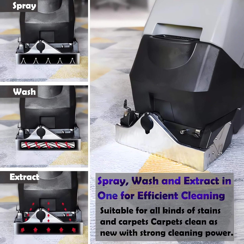 Heavy-Duty Portable Commercial 3-In-1 Wet Dry Carpet Cleaner (SAK76420) – SAKSBY WHOLESALE, view 4