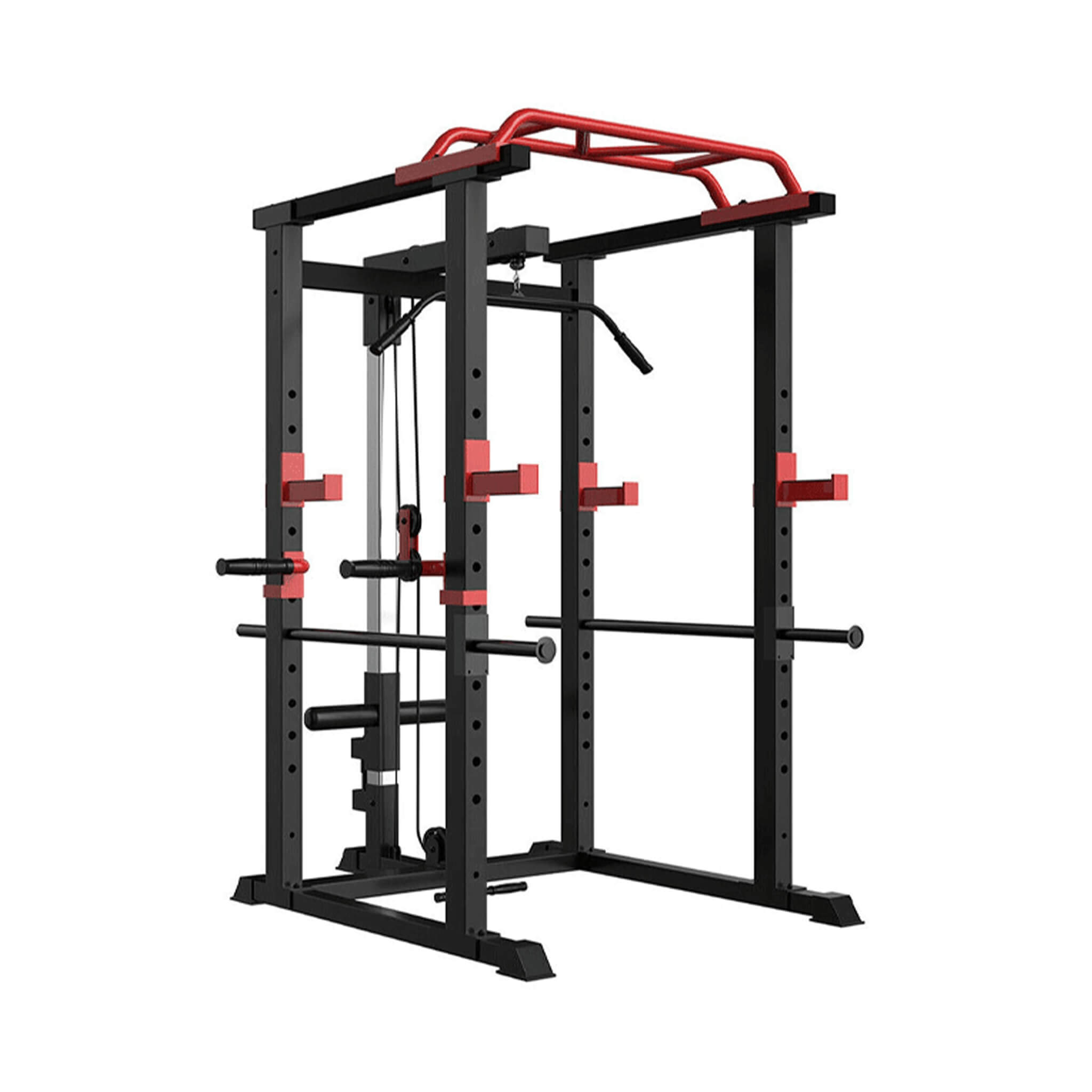 Rovix Heavy-Duty 1000LBS Professional Multi-Function Adjustable Power Cage Rack (SAK98149) – SAKSBY WHOLESALE
