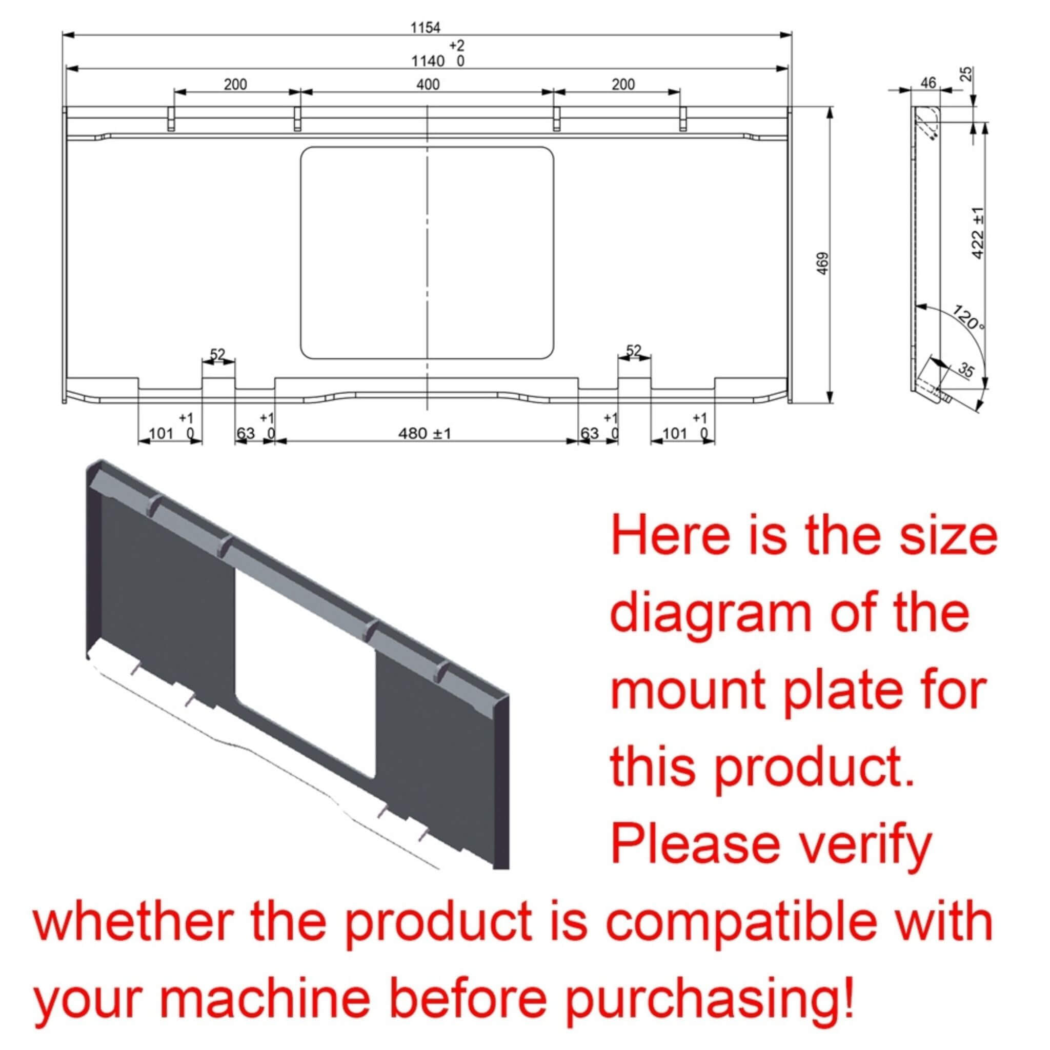 Heavy-Duty Rotary Rock Picker Skid Steer Attachment With 30-Inch Drum (SAK72651) – SAKSBY WHOLESALE, view 7