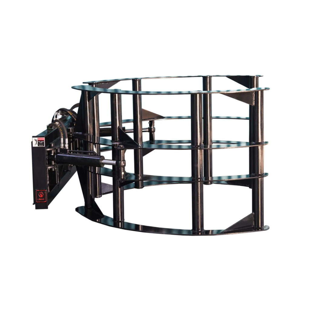Heavy-Duty Round Hay Bale Grab Skid Steer Attachment (SAK45980) – SAKSBY WHOLESALE, view 3