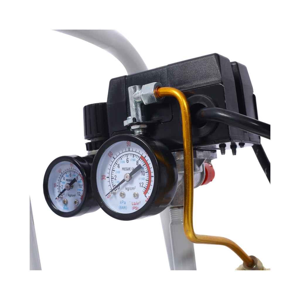 Heavy Duty 1.5/2.5HP Silent Oil-Free Portable Air Compressor With Wheels And Auto Drain (SAK53462) – SAKSBY WHOLESALE, view 3
