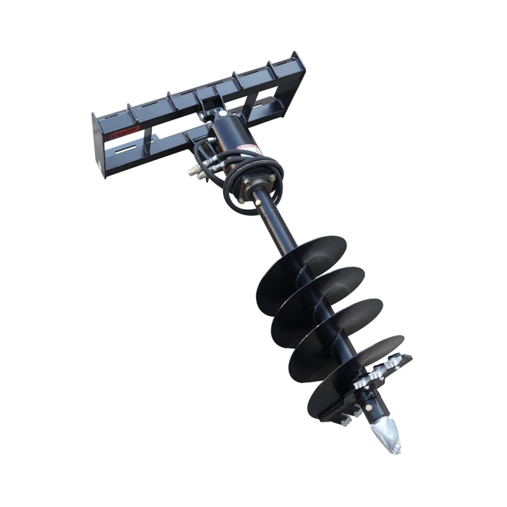 Heavy-Duty Skid Steer Auger Drive Attachment With 12-Inch Post Hole Bit (SAK25169) – SAKSBY WHOLESALE