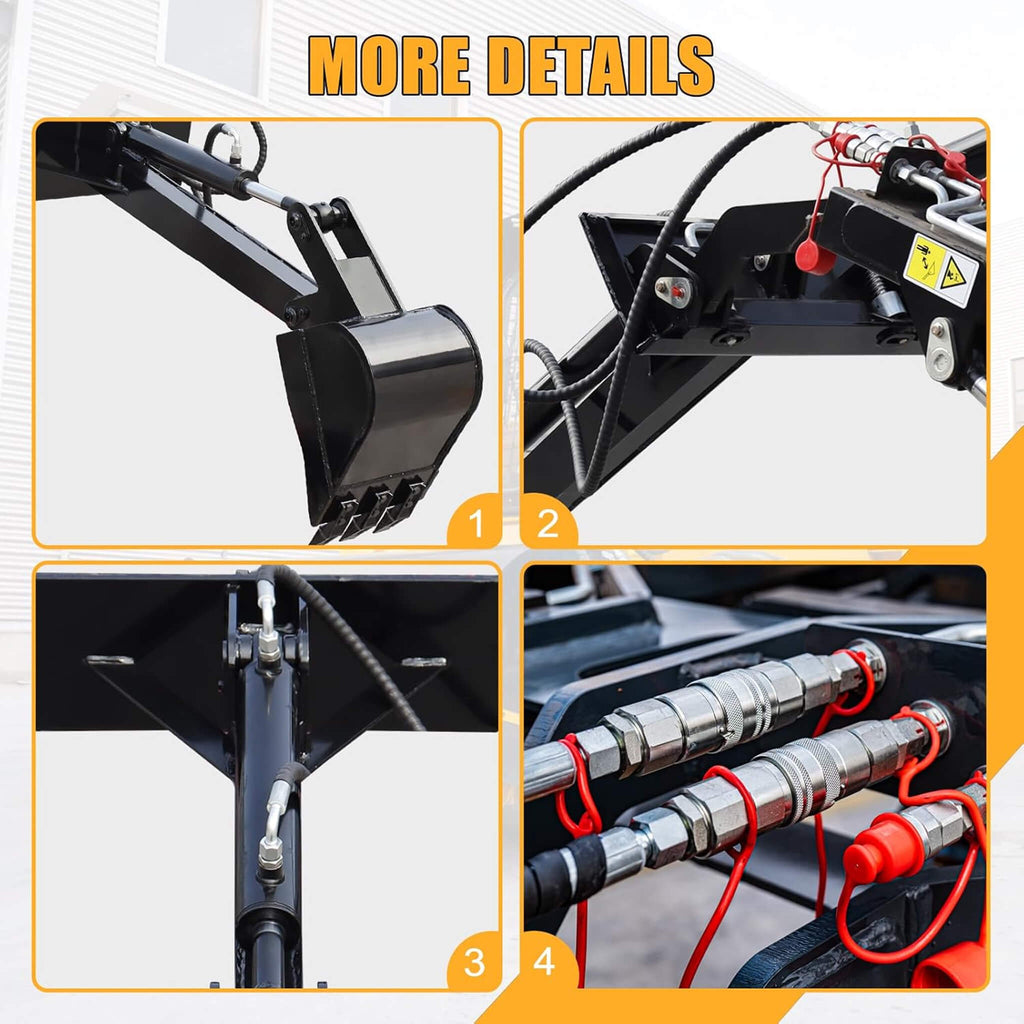 Heavy-Duty Skid Steer Fronthoe Attachment With 12-Inch Bucket (SAK95724) – SAKSBY WHOLESALE, view 7